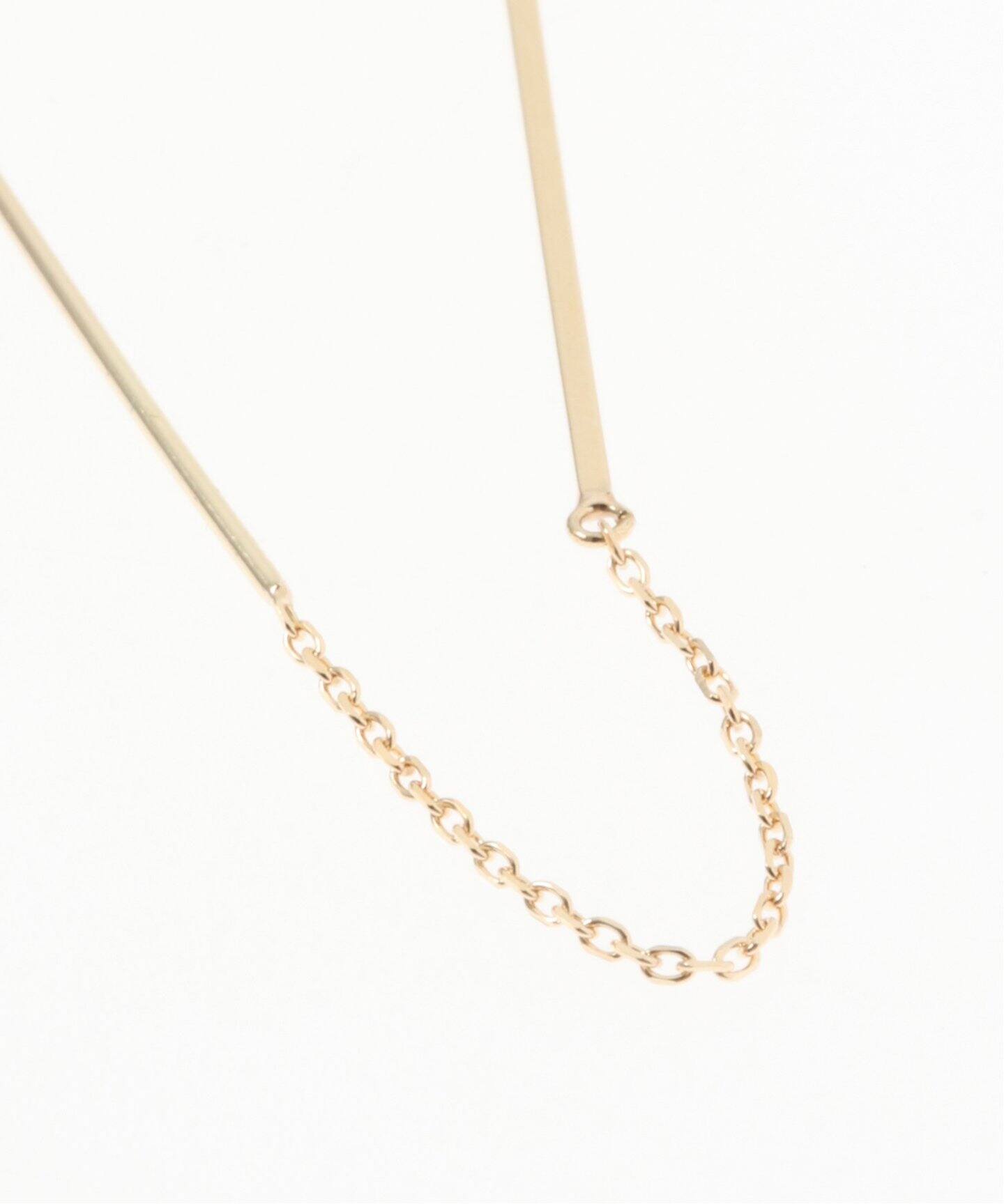2ラインナカオレピアス K10（ピアス（両耳用））｜Lilas（リラ）の通販 