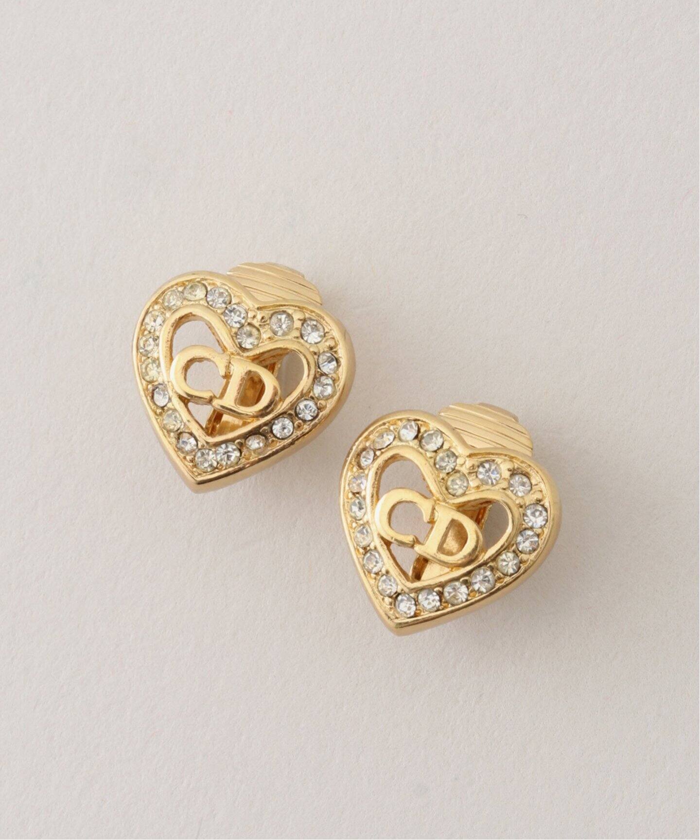 Dior / ディオール】 ハートモチーフ イヤリング（イヤリング）｜HIROB  