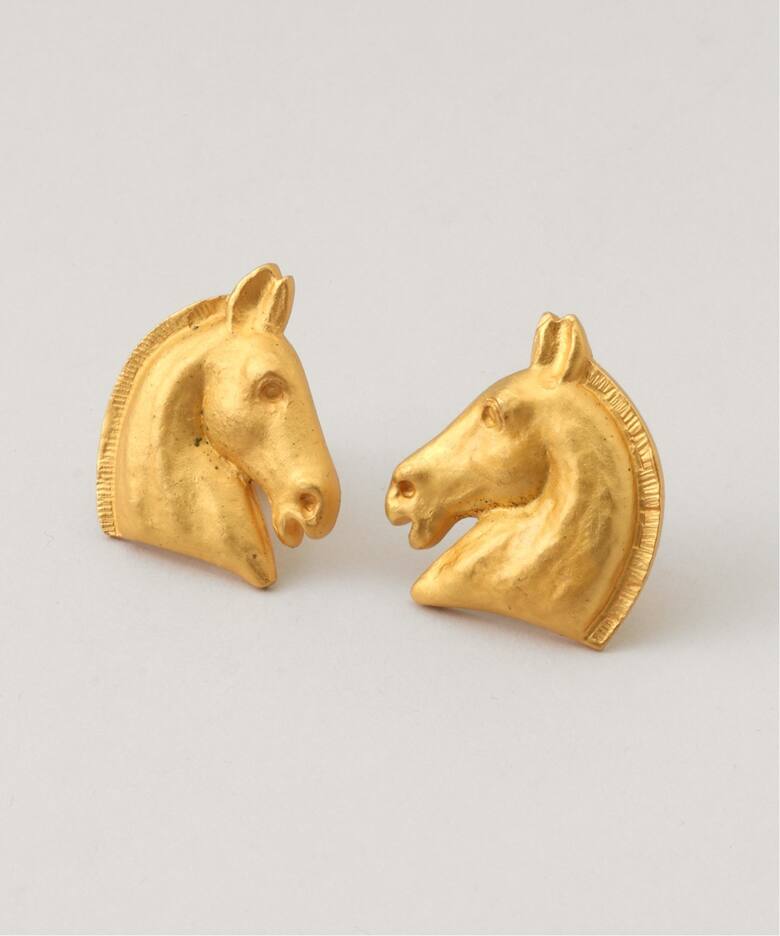 【VINTAGE HERMES/エルメス】Horse Earring(両耳)（イヤリング）｜ENSEMBLE（アンサンブル）の通販