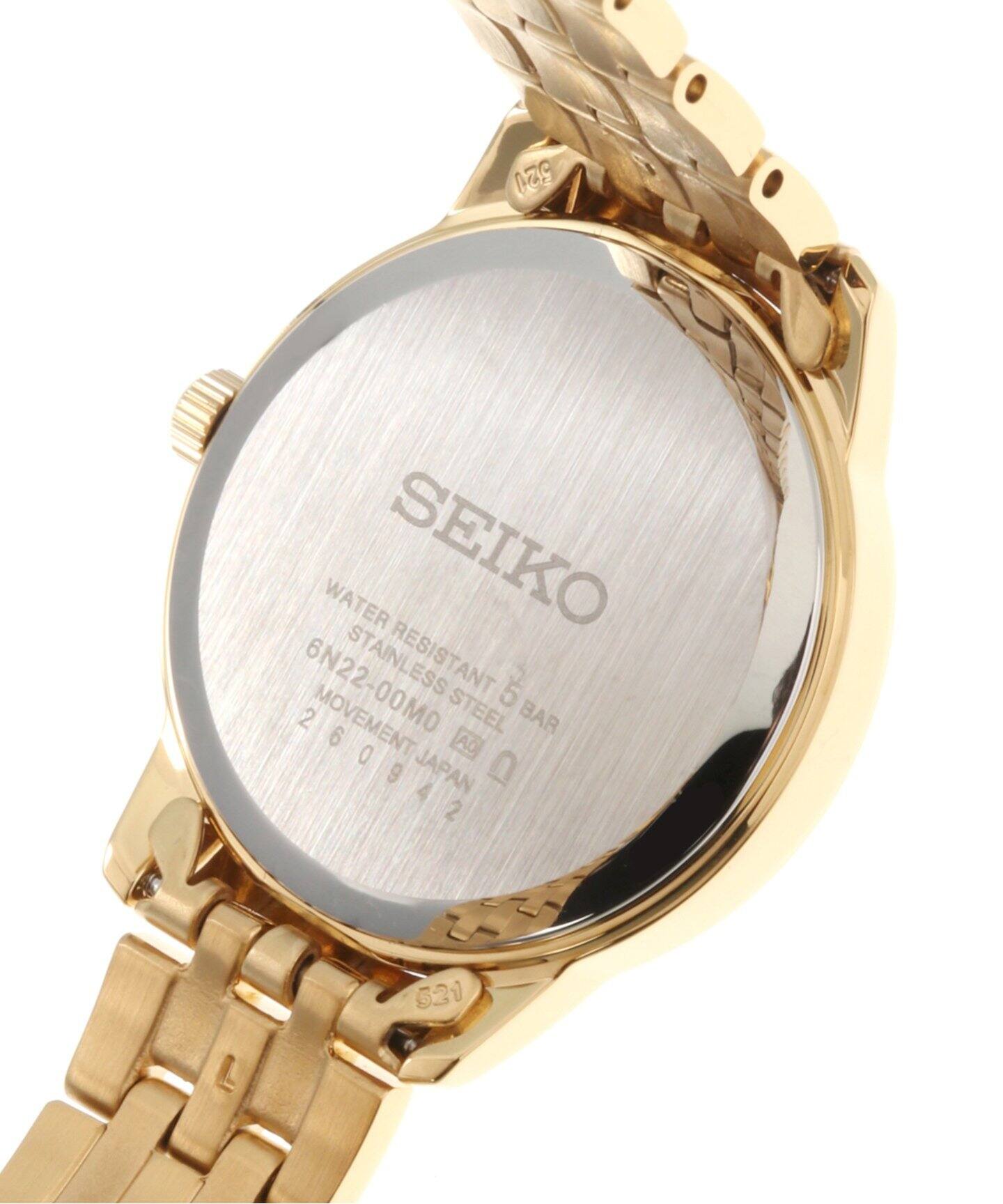 【美品】 セイコー エッセンシャルズ SUR444 レディース 腕時計 ゴールド SEIKO（セイコー）の「【SEIKO / セイコー】ESSENTIALS SUR444