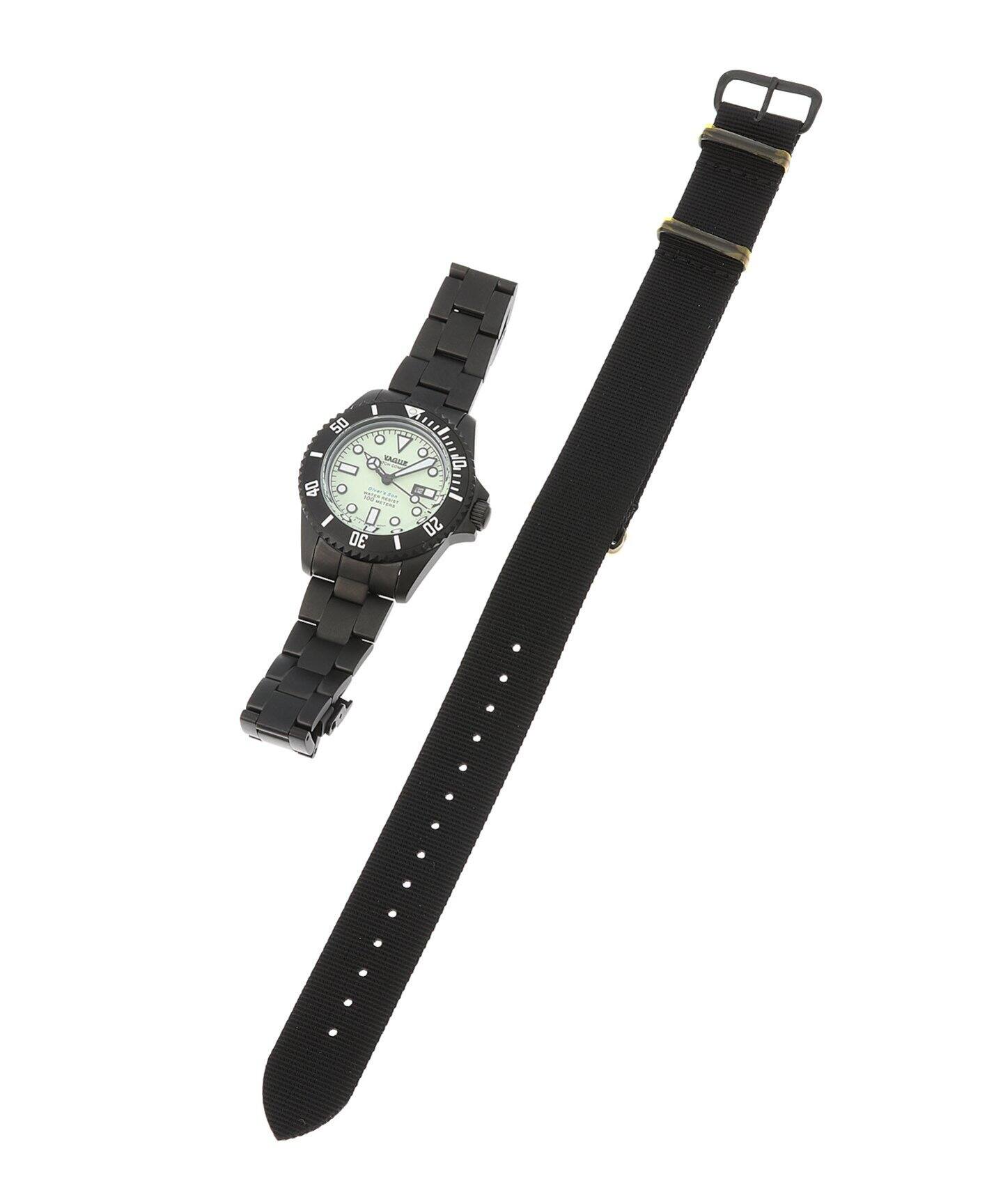 VAGUE WATCH/ヴァーグウォッチ】 Divers Son Black/Luminous SS 36mm 
