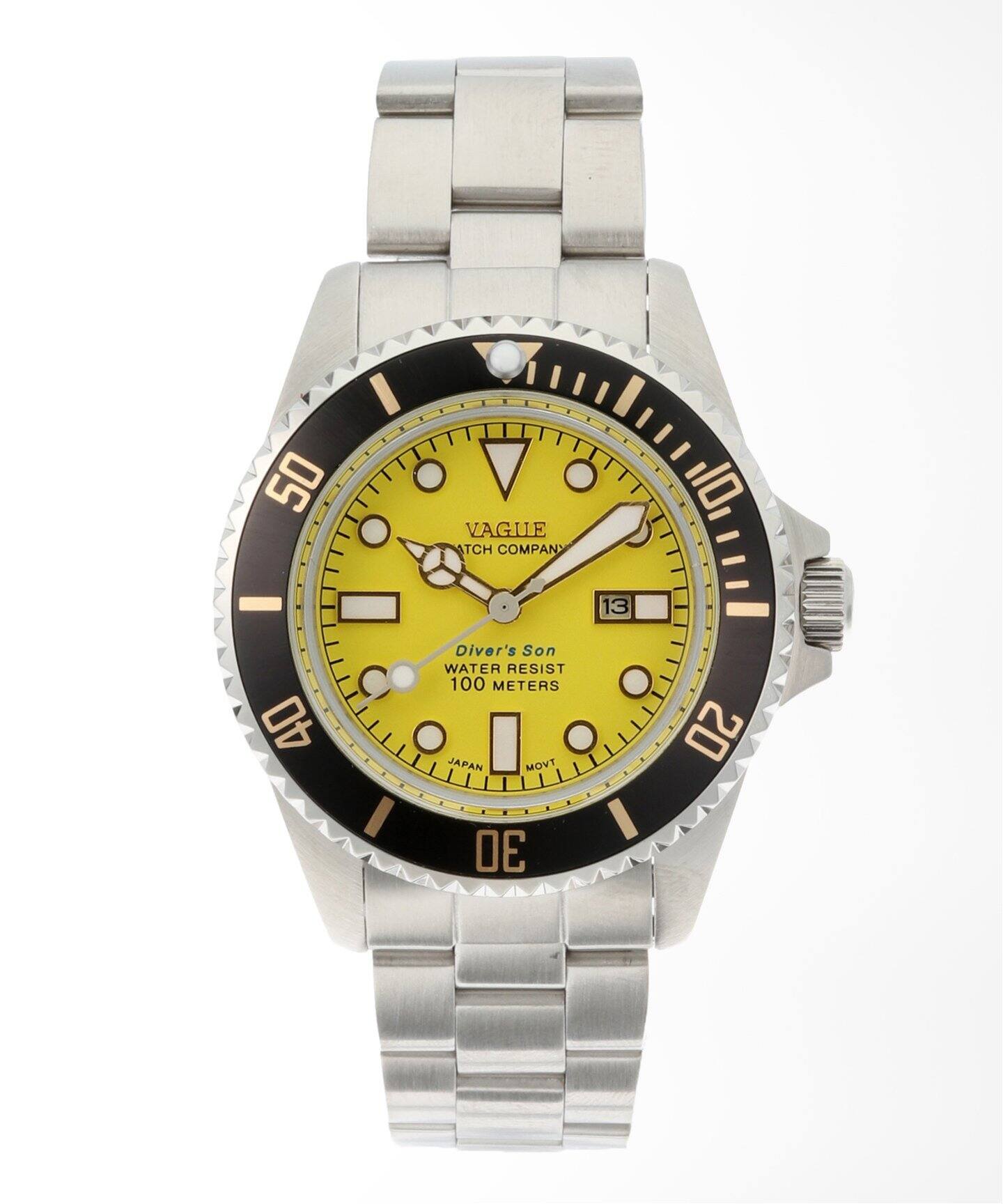 VAGUE WATCH/ヴァーグウォッチ】 Divers Son Yellow SS 36mm（新品 