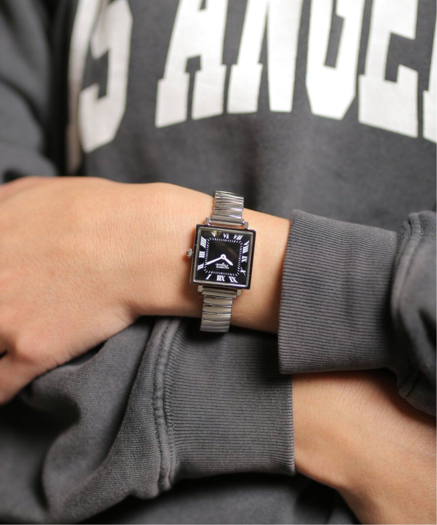VAGUE WATCH/ヴァーグウォッチ】 Carre Extension SS/Black 25mm（新品 
