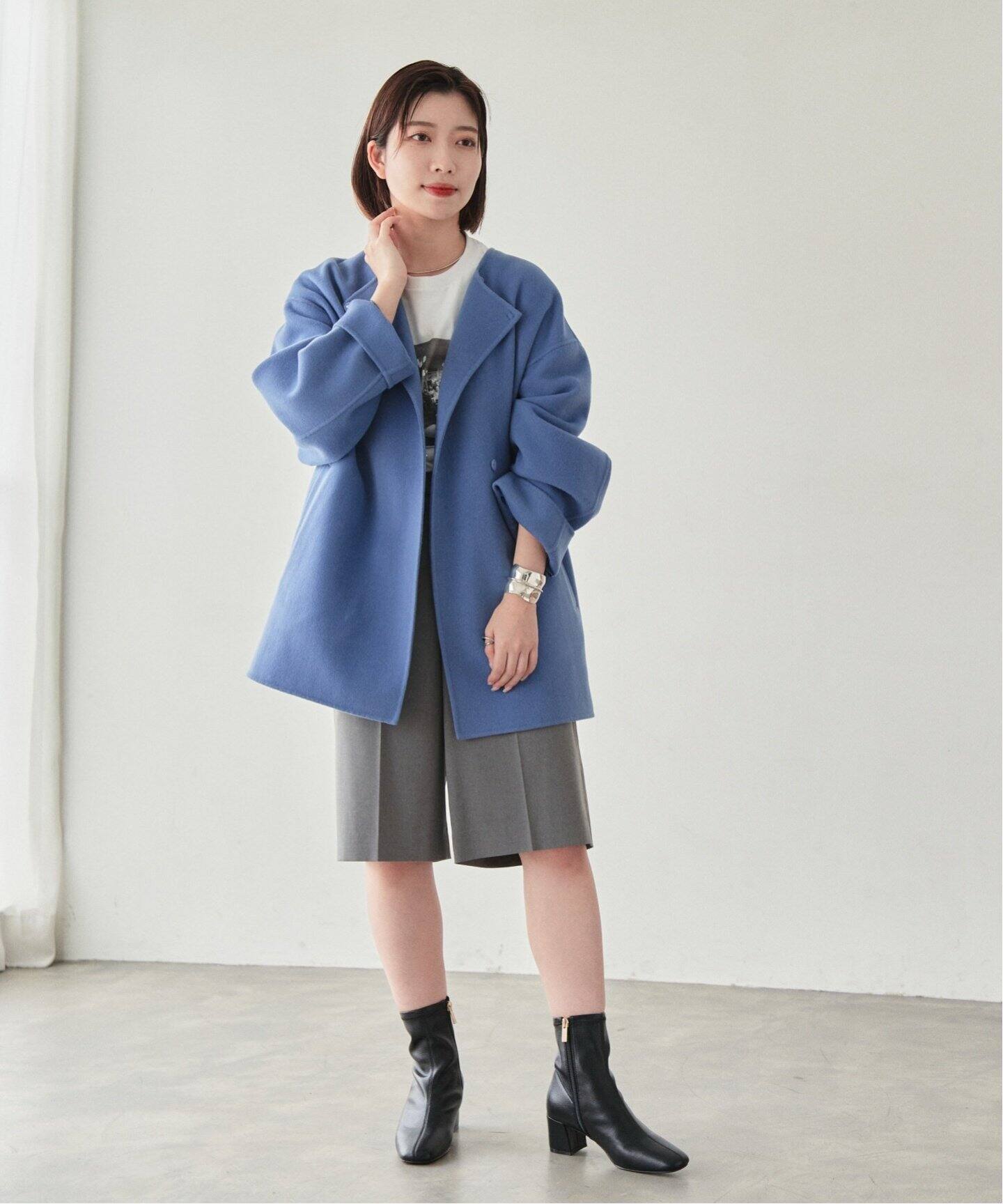 5cmスクエアフィットショートブーツ（ブーティ・ショートブーツ）｜LE  