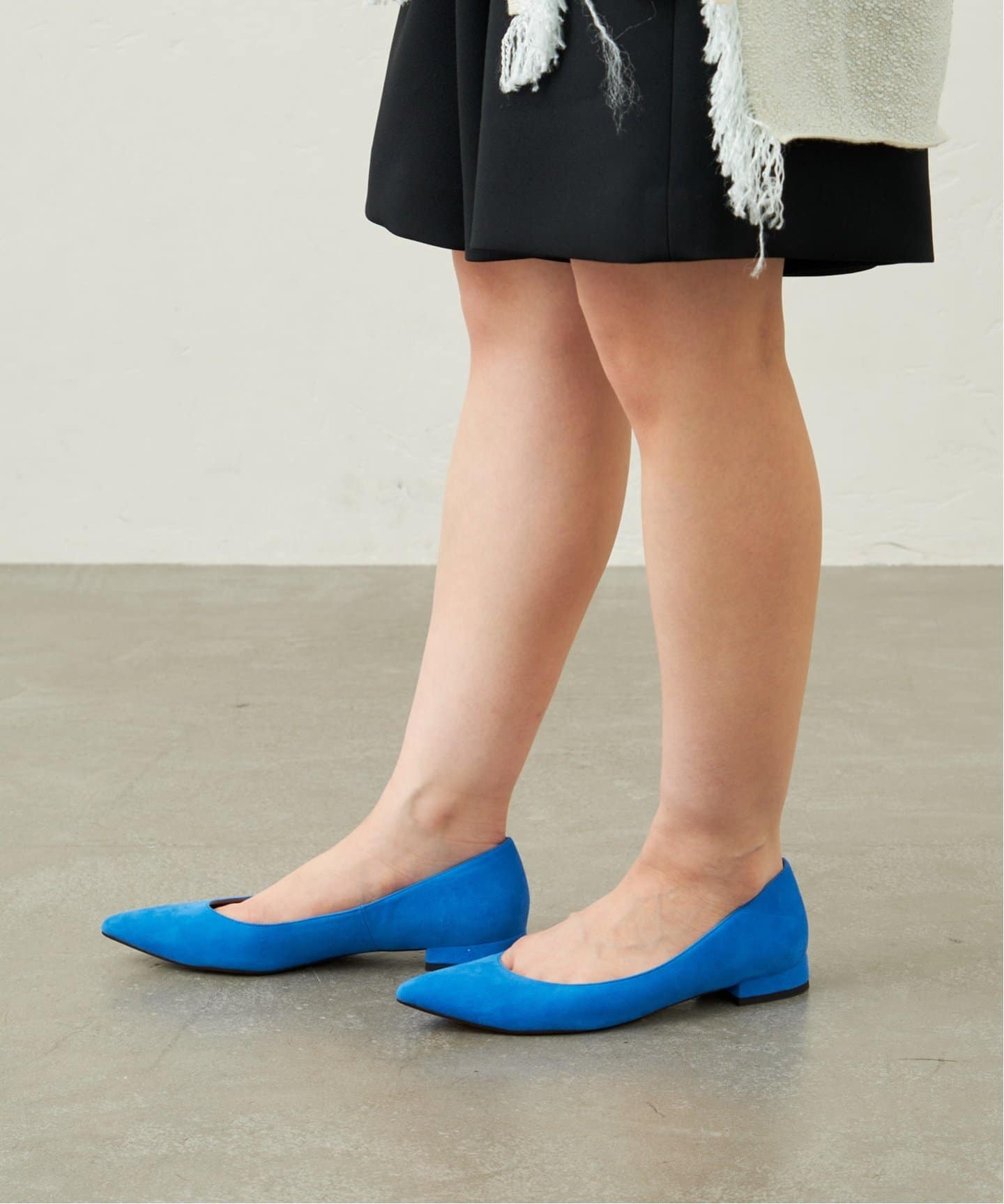 GRISEレザーポインテッドフラット（その他シューズ）｜LE TALON（ル