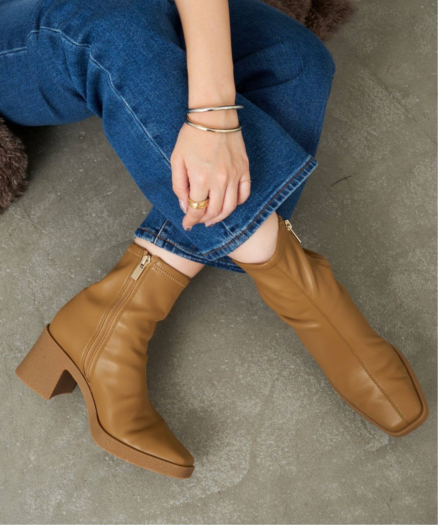 Rag 悪けれ & Bone グリーンブーティ 37 