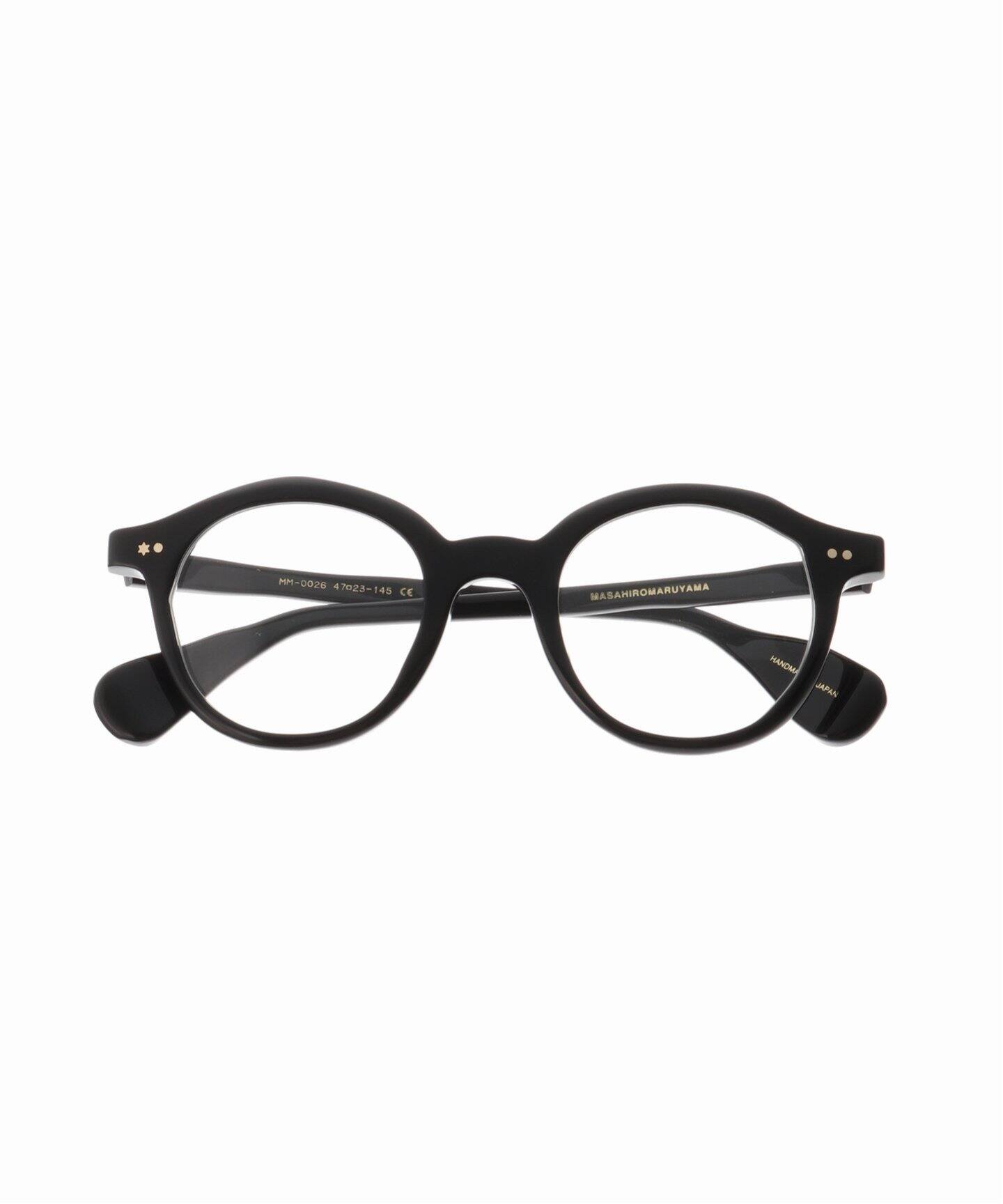 MASAHIRO MARUYAMA/マサヒロ マルヤマ】 MM-0026 No.1 Black Optical 