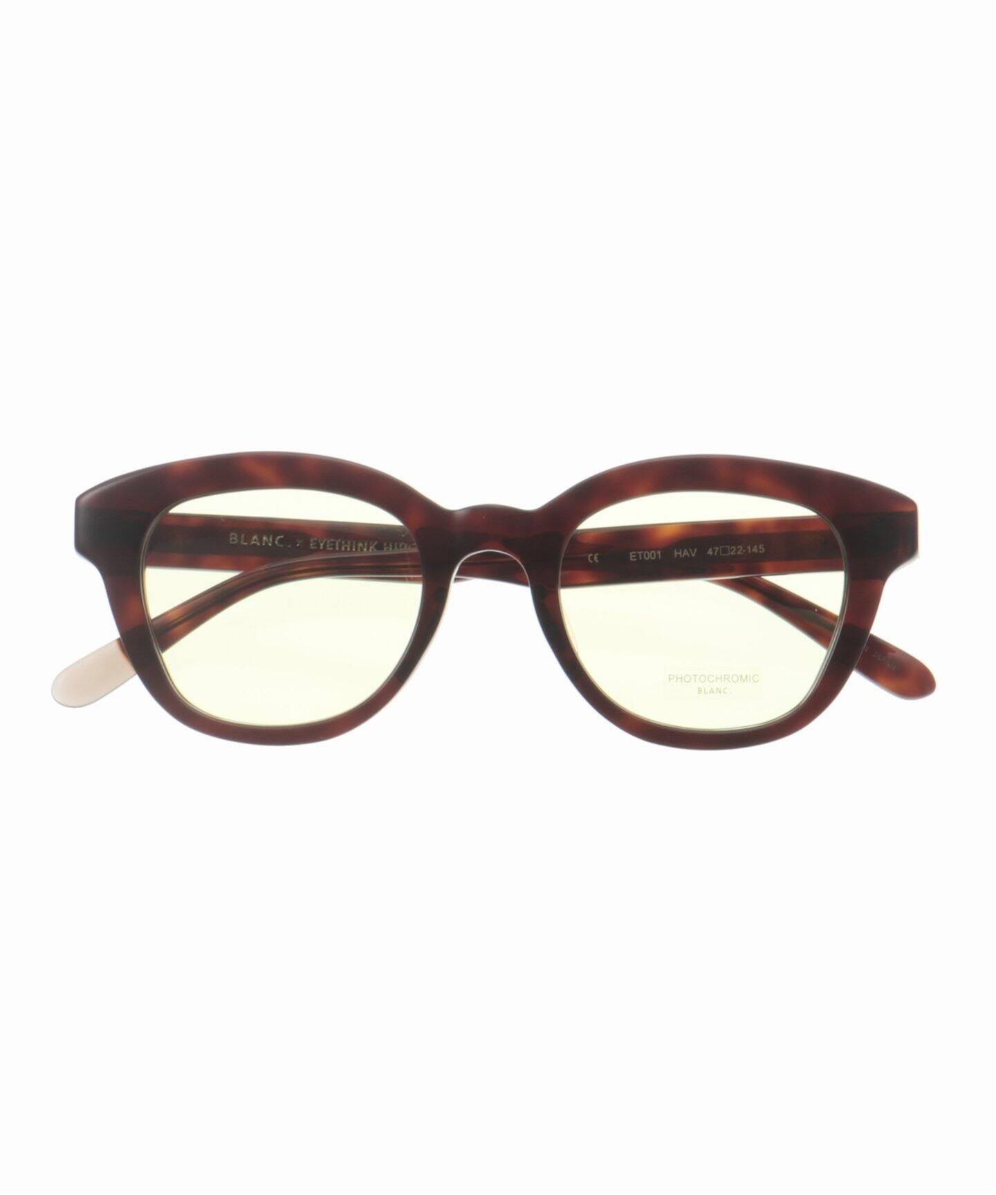 BLANC../ブラン】別注 ET001-PC HAVANA/YELLOW-GRY ex（サングラス 