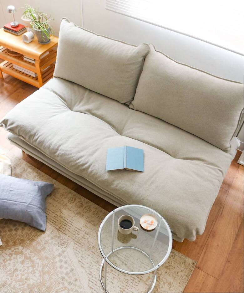 美品 Journal standard F. おおく ソファ2人掛け ダークグレー 