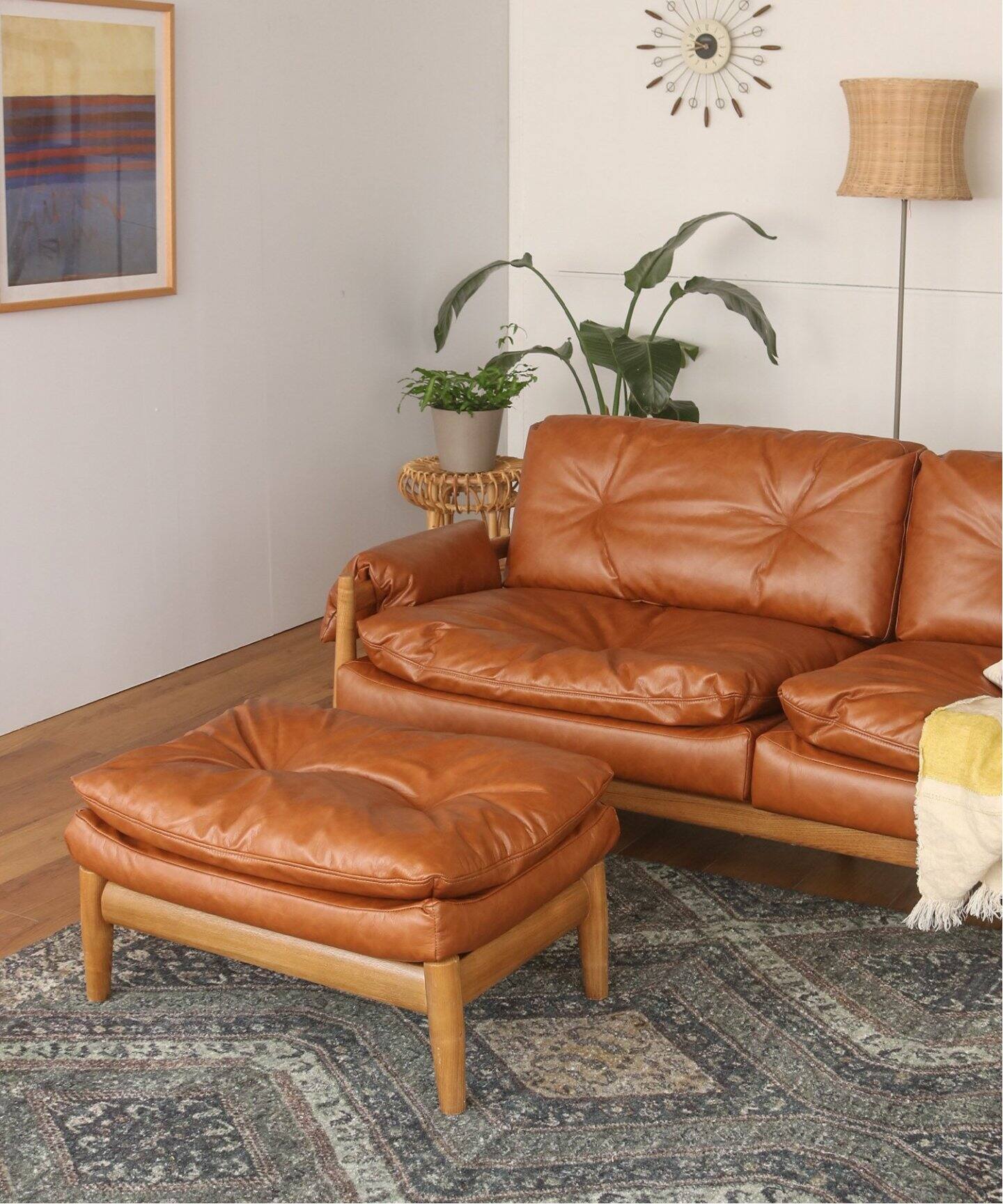 中型商品》MADEIRA OTTOMAN PU マデイラ オットマン ポリウレタン 