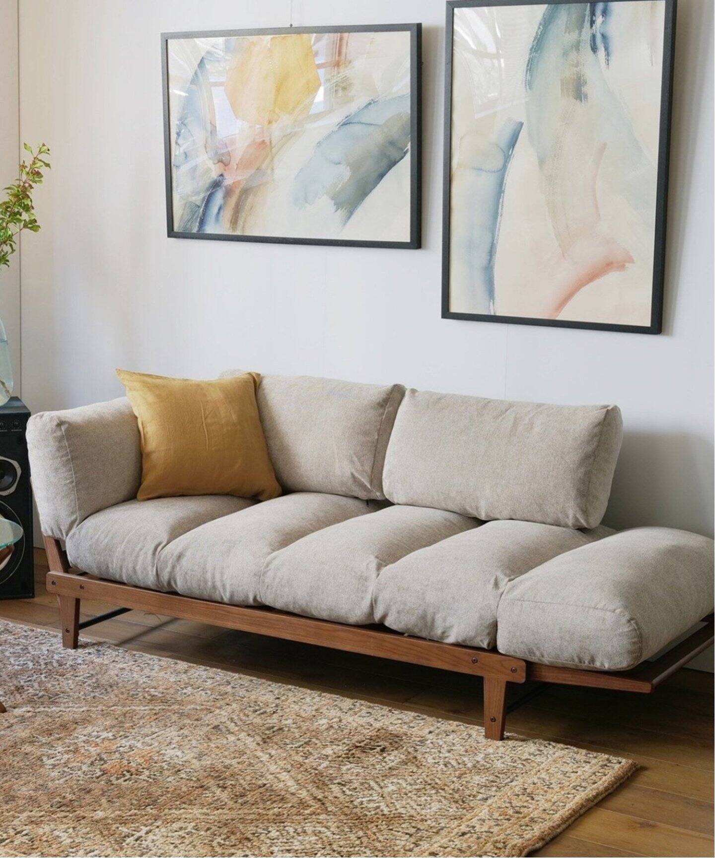 大型商品》ALVESTA SOFA 2nd IV アルベスタソファ アイボリー（ソファ