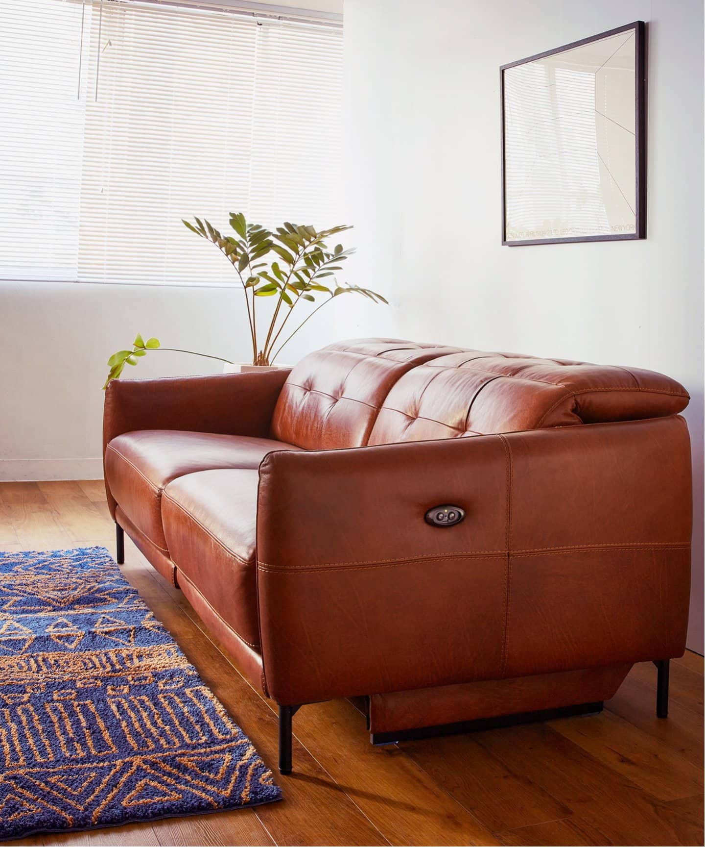 SHEFFIELD RECLINING SOFA LEATHER CM キャメル SHEFFIELD RECLINING SOFA LEATHER CM キャメル