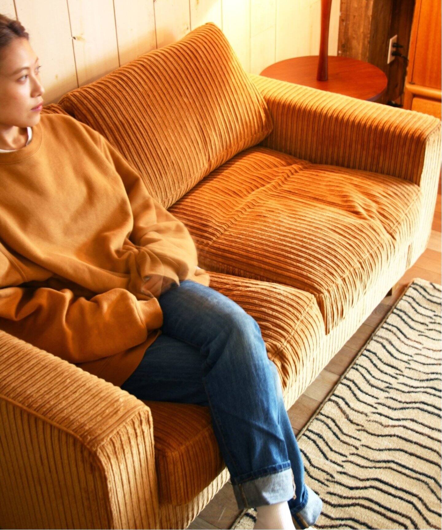 大型商品》JETTY feather SOFA 2SEATER AC-07 ジェティー フェザー 
