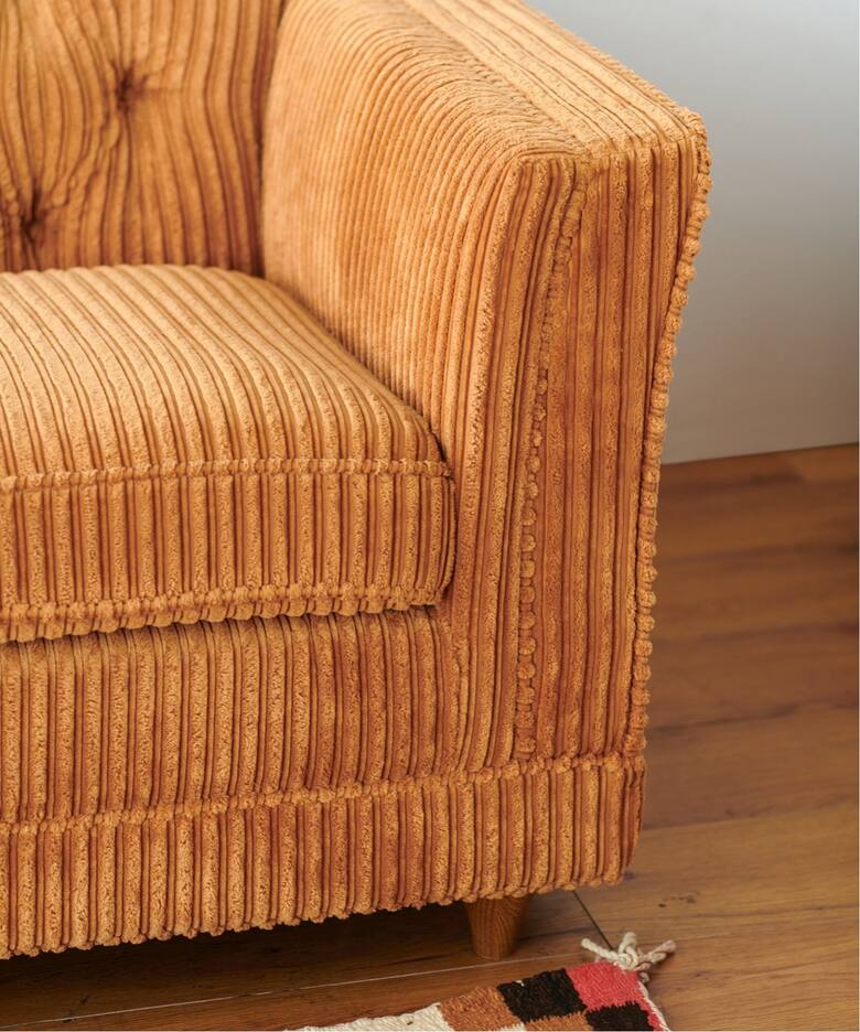 大型商品》LAKEWOOD SOFA マスタード W180 レイクウッドソファ（ソファ 