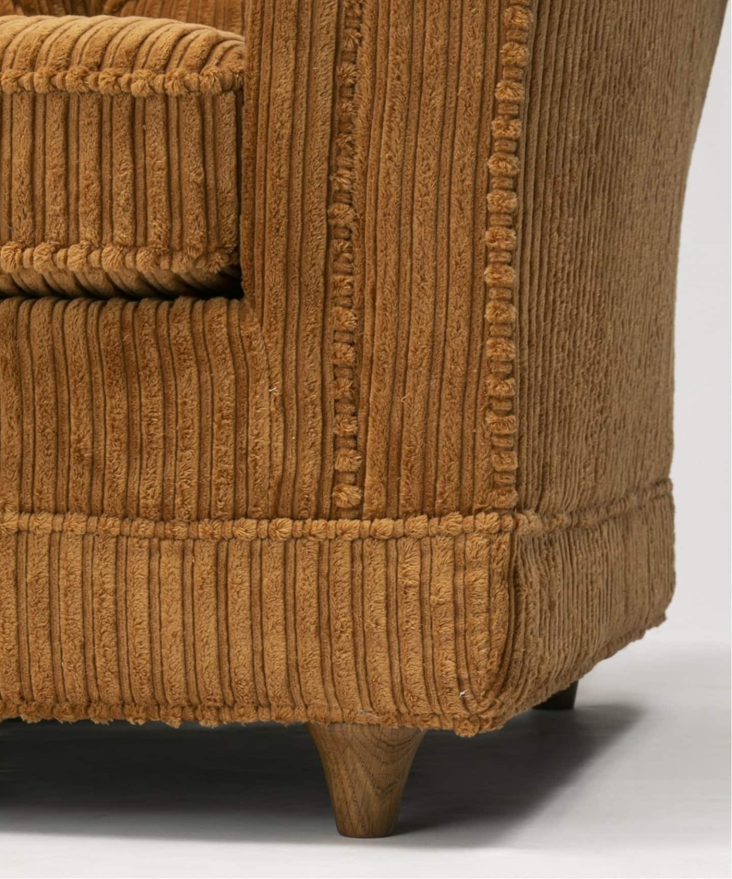 大型商品》LAKEWOOD SOFA 3P マスタードW214 レイクウッドソファ
