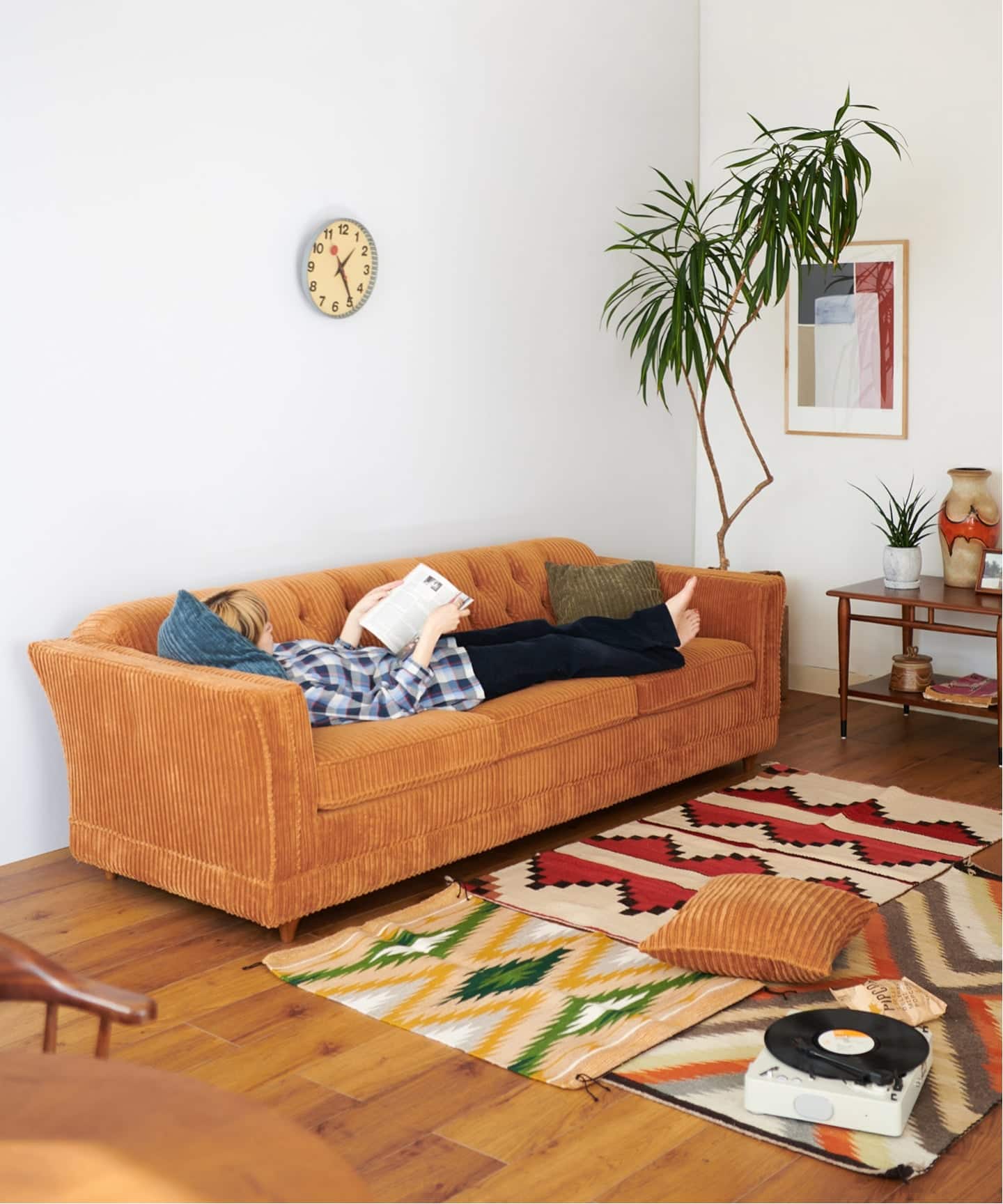 LAKEWOOD SOFA 3P MUSTARD ACME アクメファニチャー 大型商品》LAKEWOOD SOFA 3P マスタードW214 レイクウッドソファ