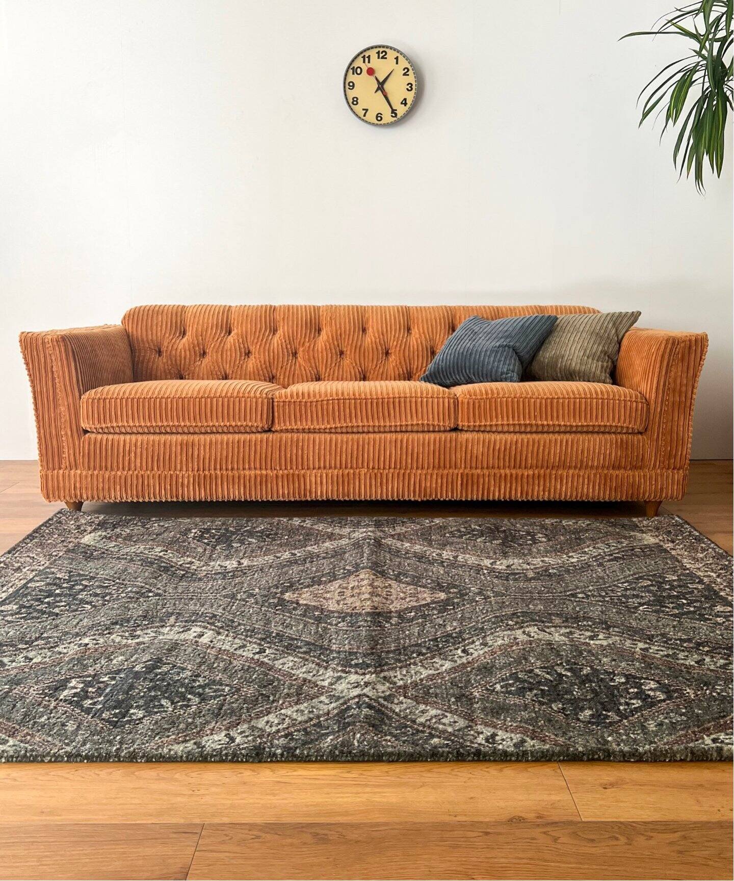 大型商品》LAKEWOOD SOFA 3P マスタードW214 レイクウッドソファ 