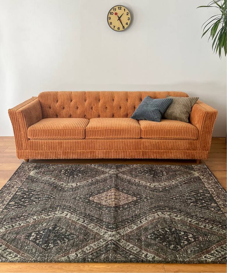 大型商品》LAKEWOOD SOFA 3P マスタードW214 レイクウッドソファ 