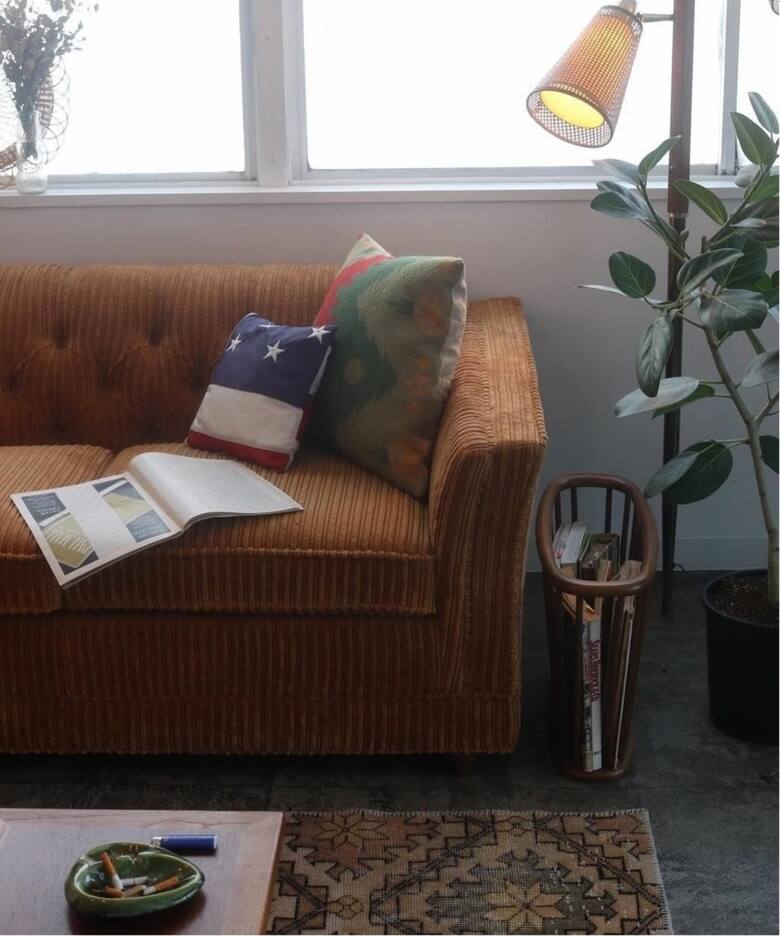 大型商品》LAKEWOOD SOFA 3P マスタードW214 レイクウッドソファ 