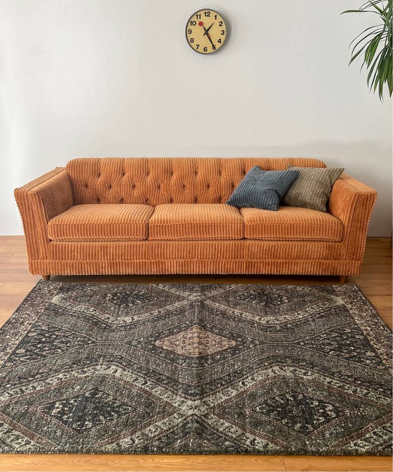 大型商品》LAKEWOOD SOFA 3P マスタードW214 レイクウッドソファ 