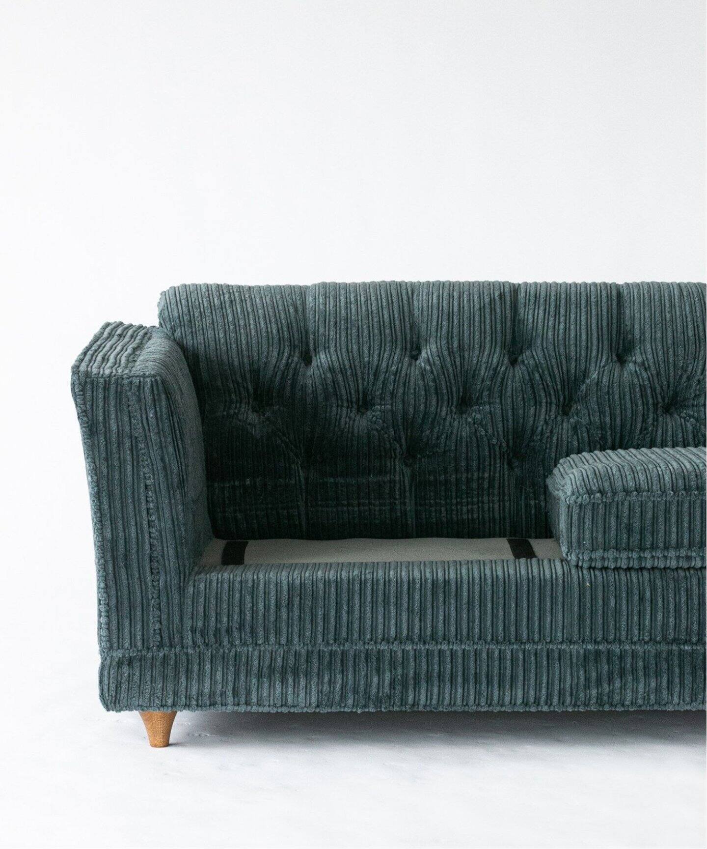 大型商品》LAKEWOOD SOFA ブルーグレーW214 レイクウッドソファ