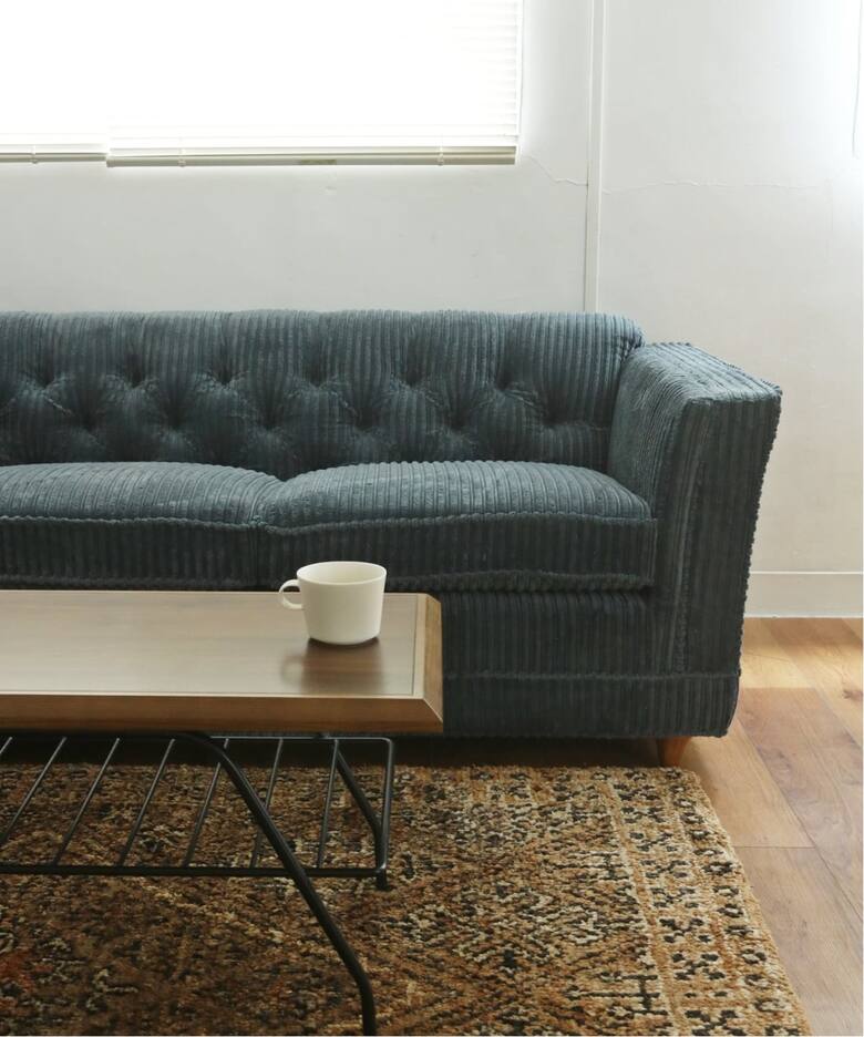 大型商品》LAKEWOOD SOFA ブルーグレーW214 レイクウッドソファ 