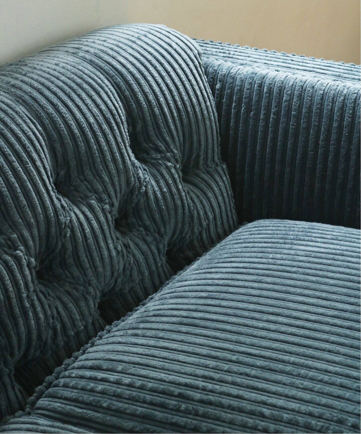 アクメファニチャーレイクウッドソファ2人掛ブルーグレー