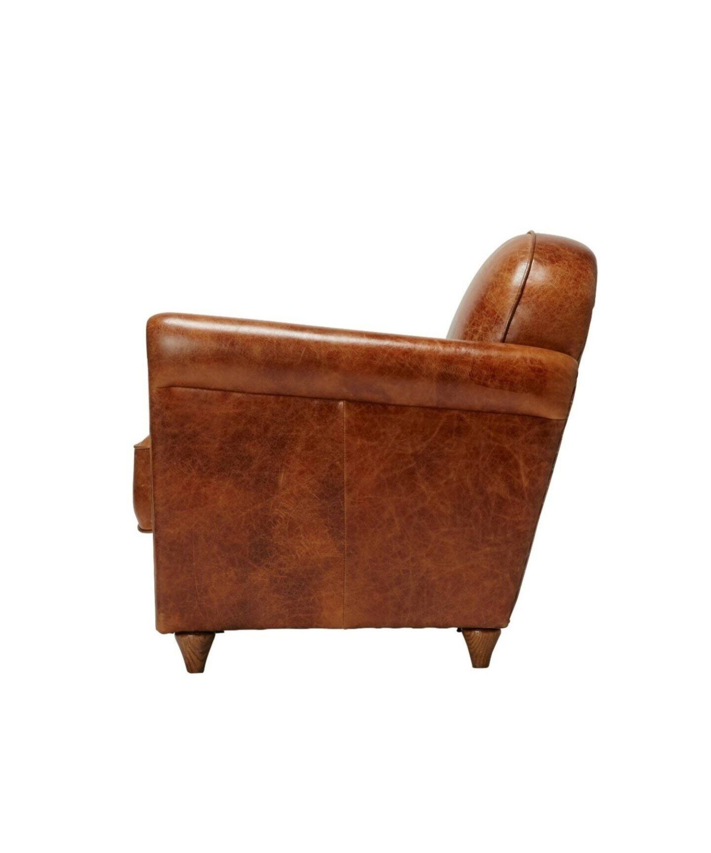 予約》《大型商品》OAKS CLUB CHAIR(crack) オークスクラブチェア 