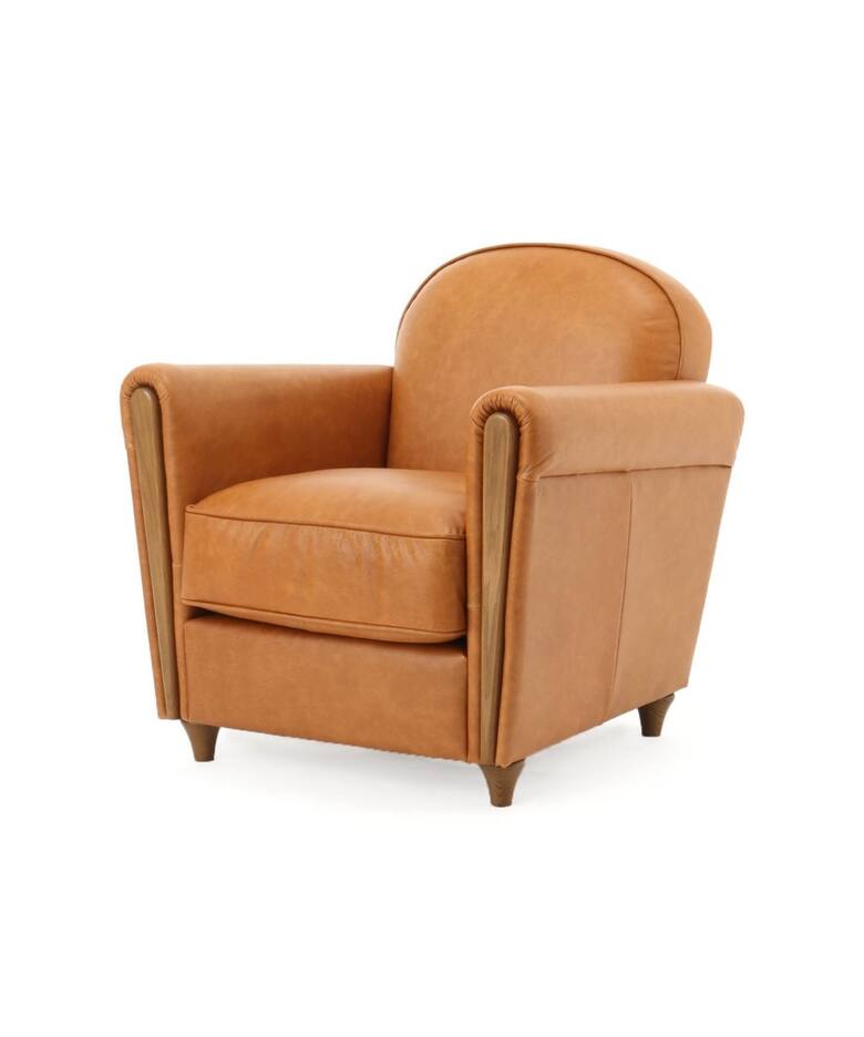 大型商品》OAKS CLUB CHAIR(smooth) オークスクラブチェア 2nd（ソファ 