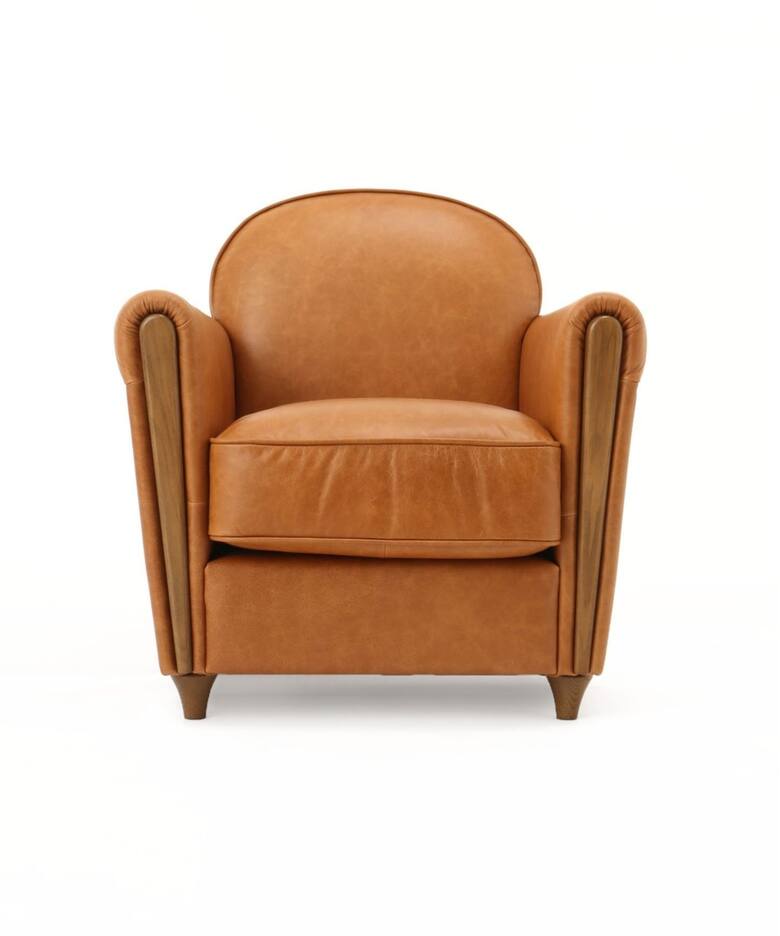 大型商品》OAKS CLUB CHAIR(smooth) オークスクラブチェア 2nd（ソファ 
