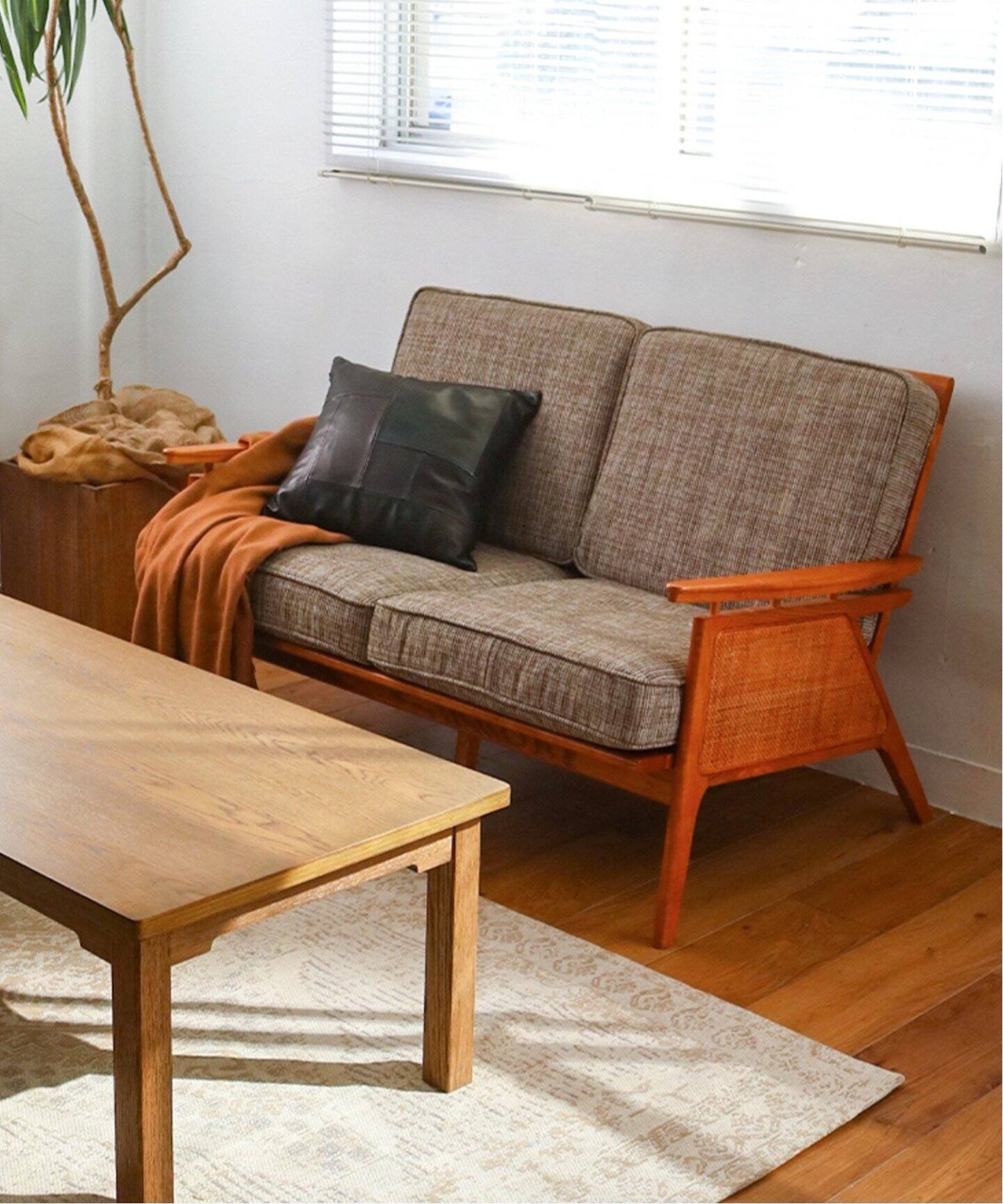 大型商品》WICKER SOFA 2P ウィッカーソファ（ソファ）｜ACME 