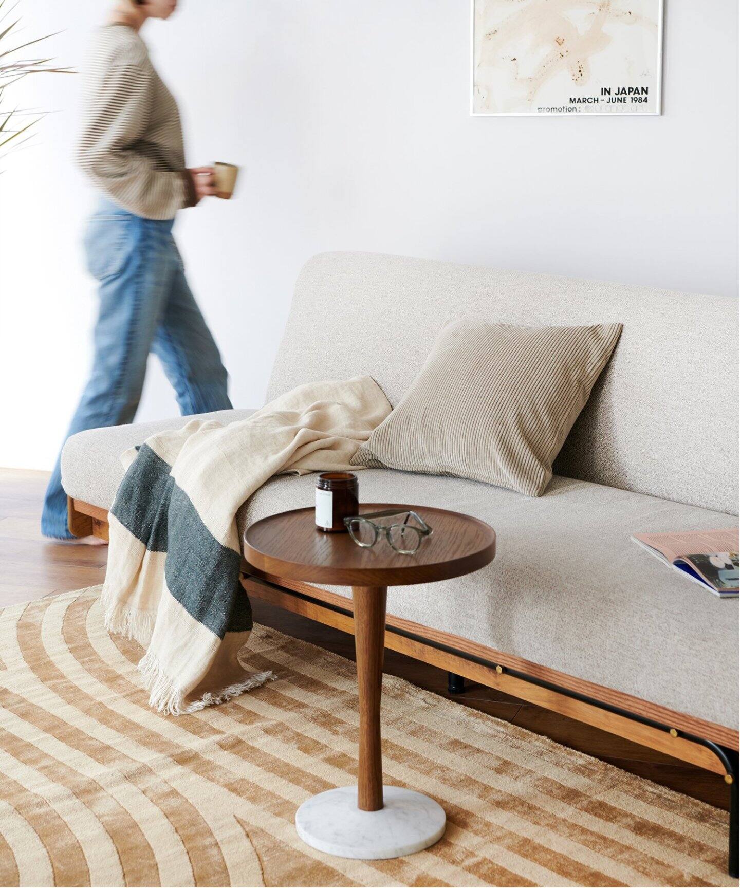 WINDAN SIDE TABLE(LB)ウィンダンサイドテーブル ライトブラウン