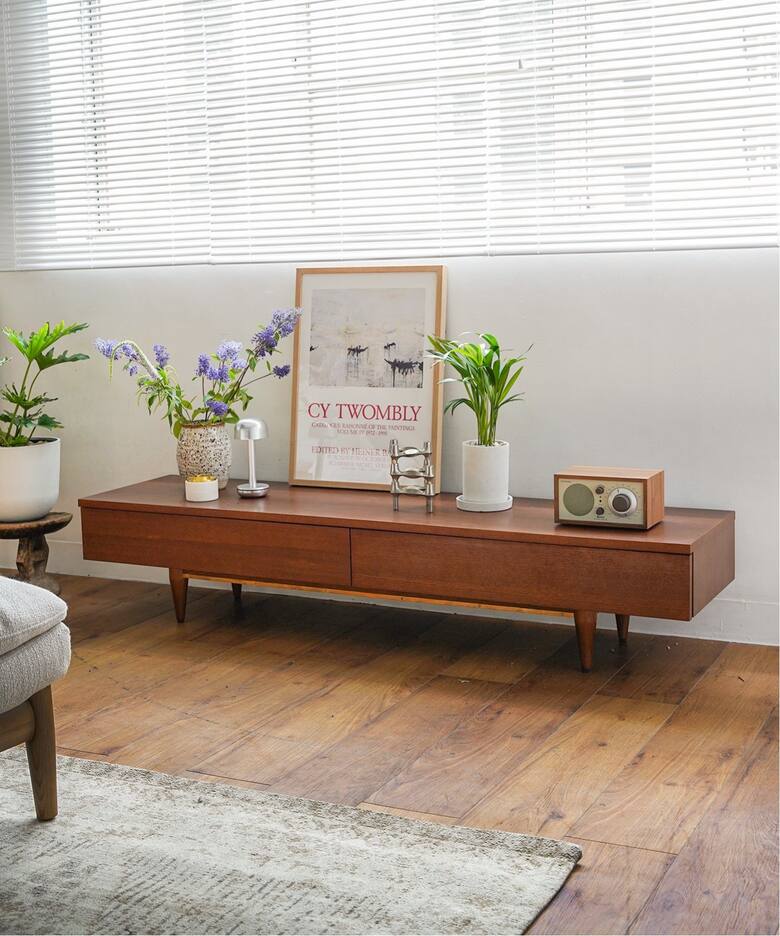 大型商品》TRESTLES TV BOARD LOW トラッセル テレビボード ロー（収納 