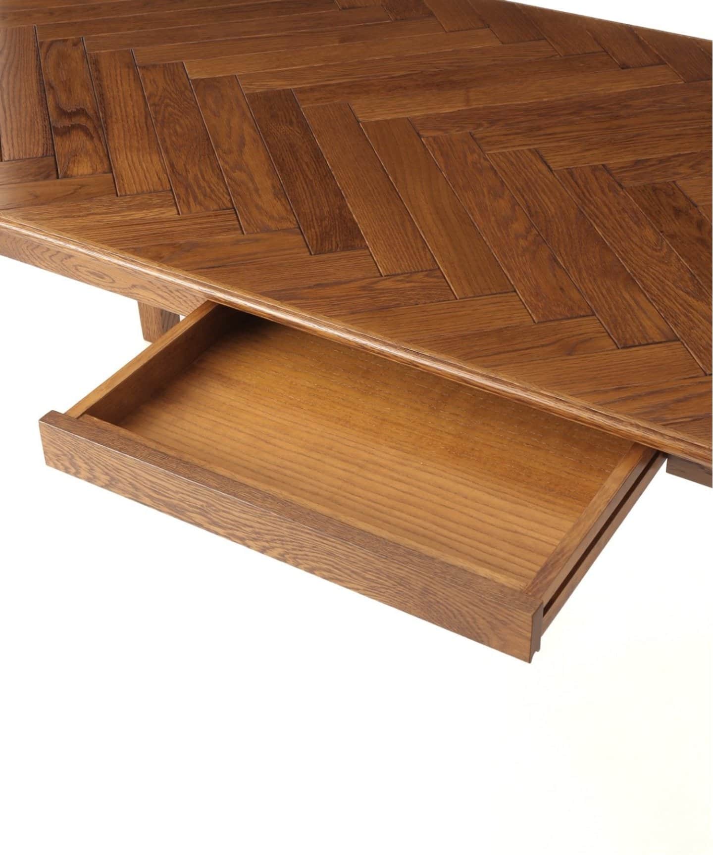 大型商品》WARNER DINING TABLE-herringbone ワーナーダイニング