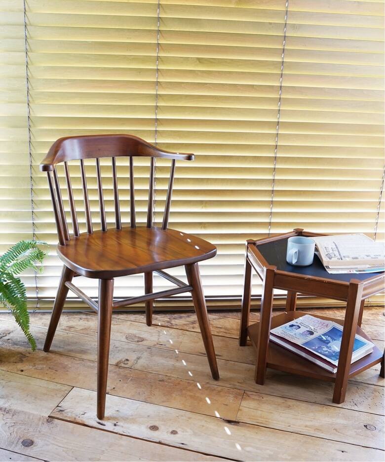 予約》WINDAN SIDE CHAIR BR ウィンダンサイドチェア ブラウン（チェア 