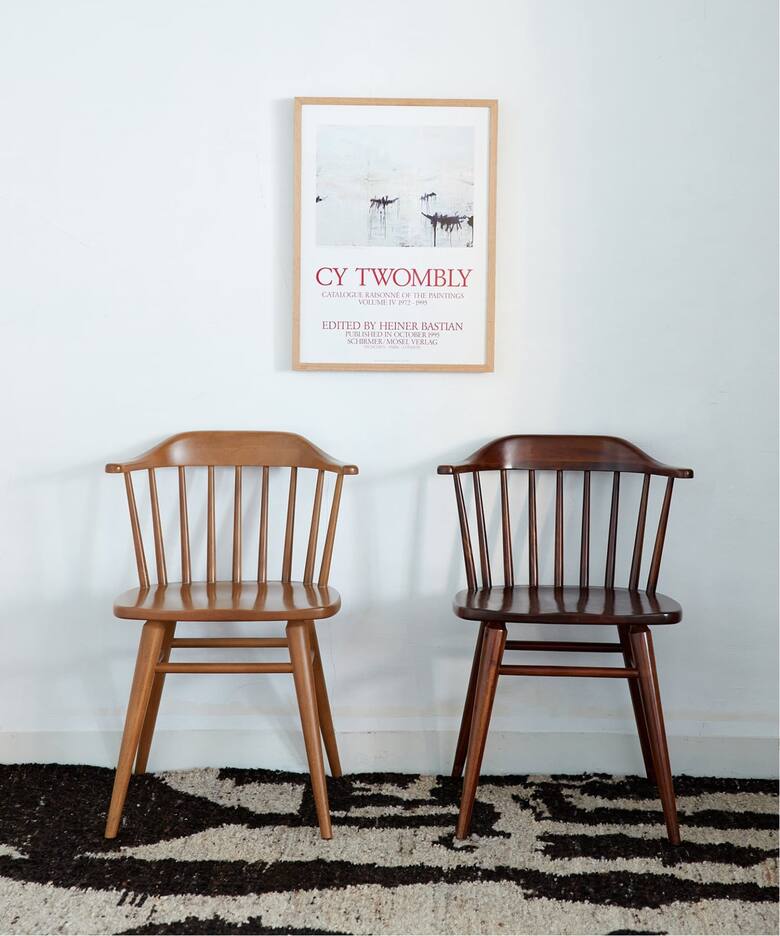 中型商品》WINDAN SIDE CHAIR BR ウィンダンサイドチェア ブラウン 