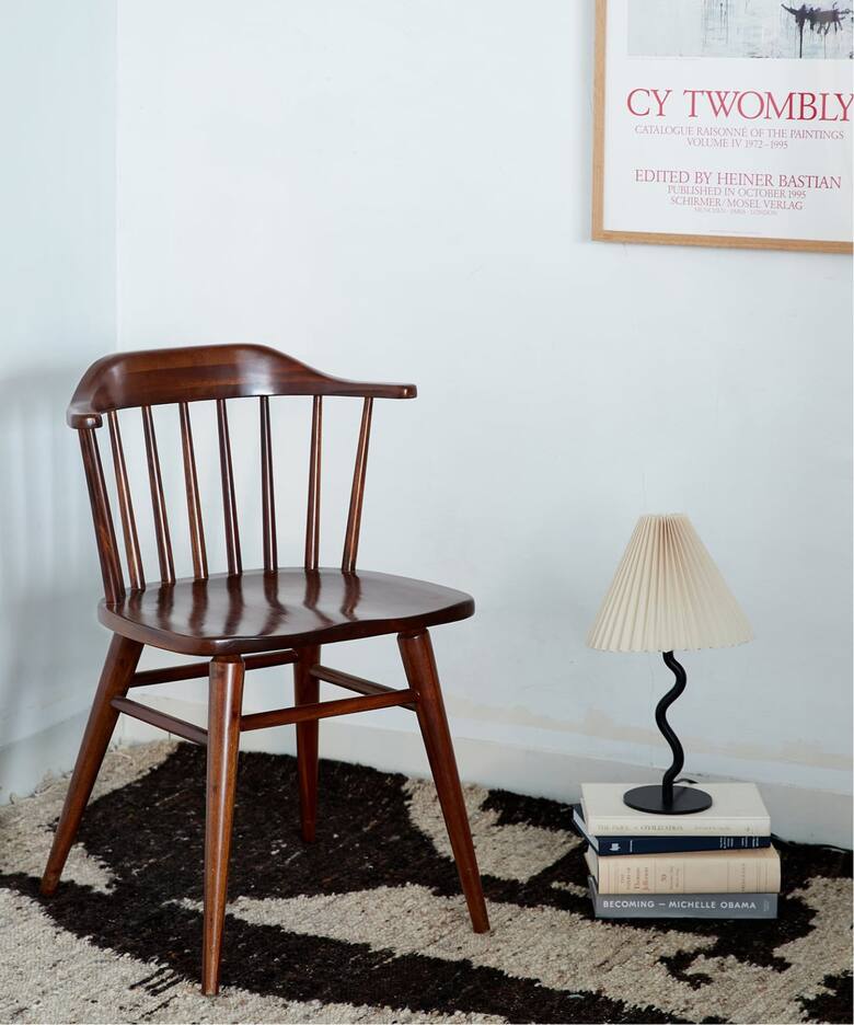 予約》WINDAN SIDE CHAIR BR ウィンダンサイドチェア ブラウン（チェア 