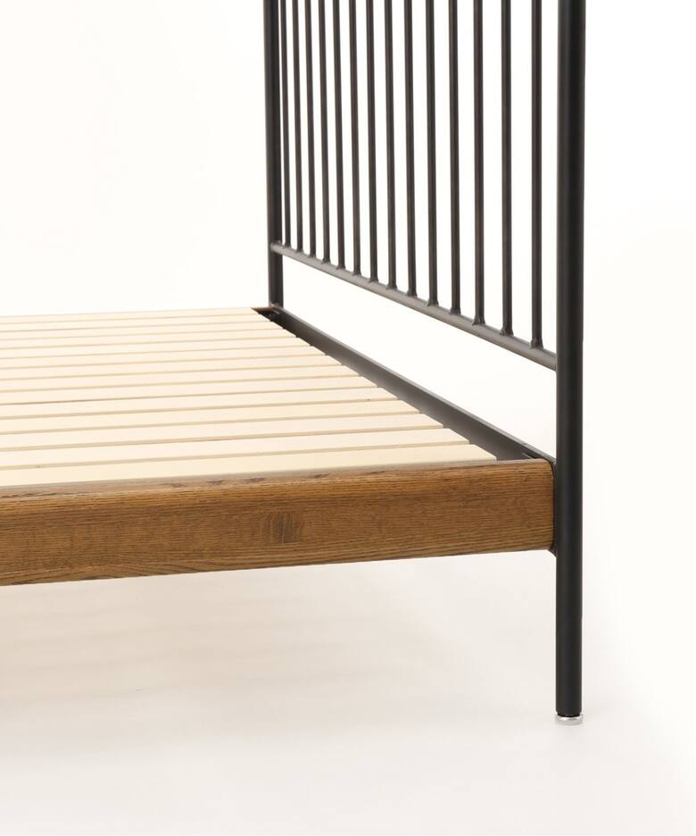 大型商品》SENS BED LIGHT BROWN S サンクベッド シングル（ベッド 