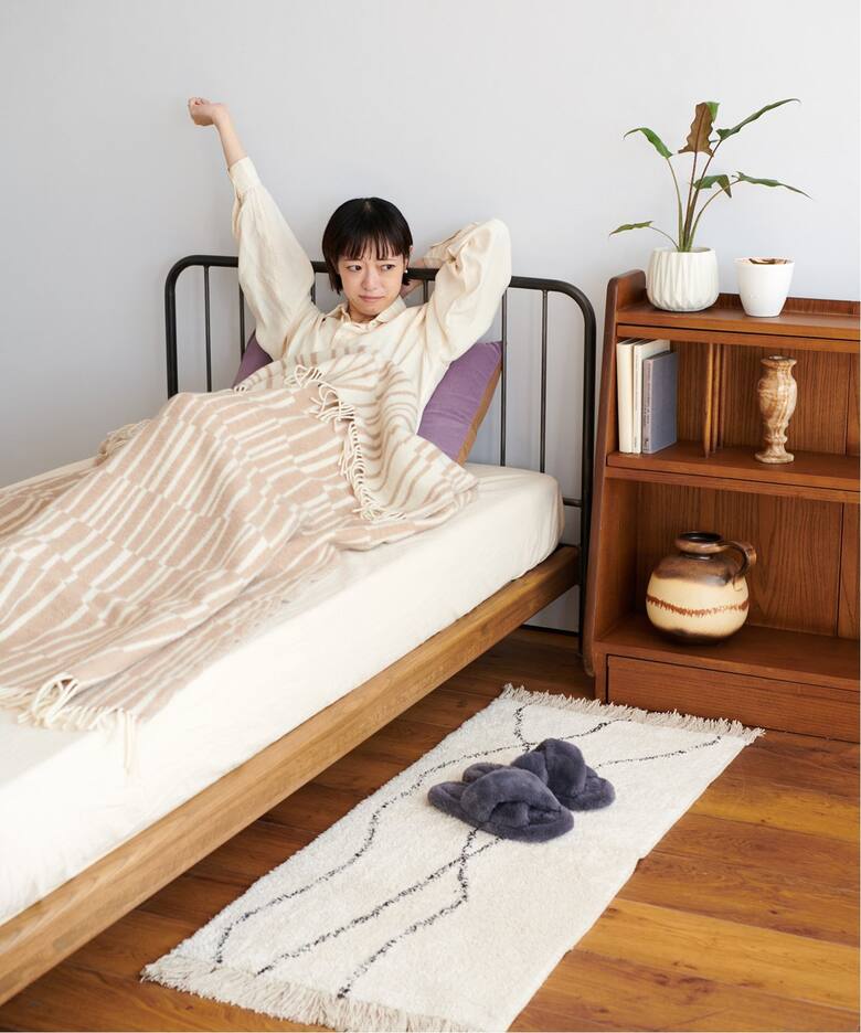 大型商品》SENS BED LIGHT BROWN S サンクベッド シングル（ベッド  