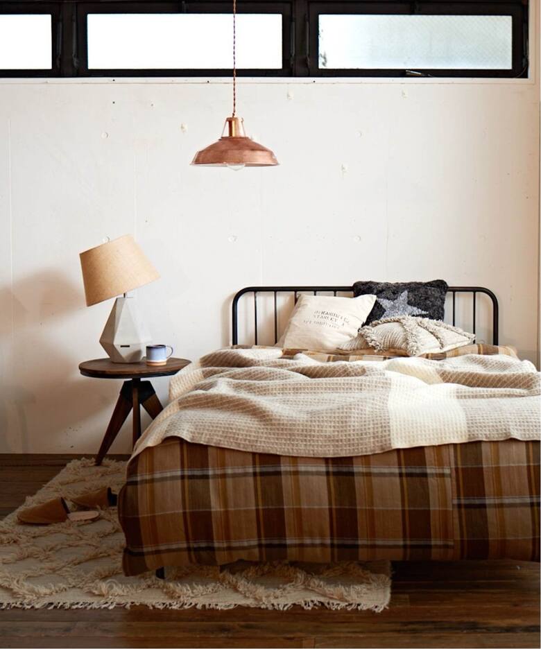 大型商品》SENS BED LIGHT BROWN SD サンクベッド セミダブル（ベッド 