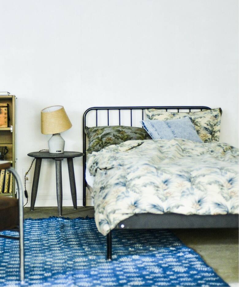 大型商品》SENS BED LIGHT BROWN SD サンクベッド セミダブル（ベッド 