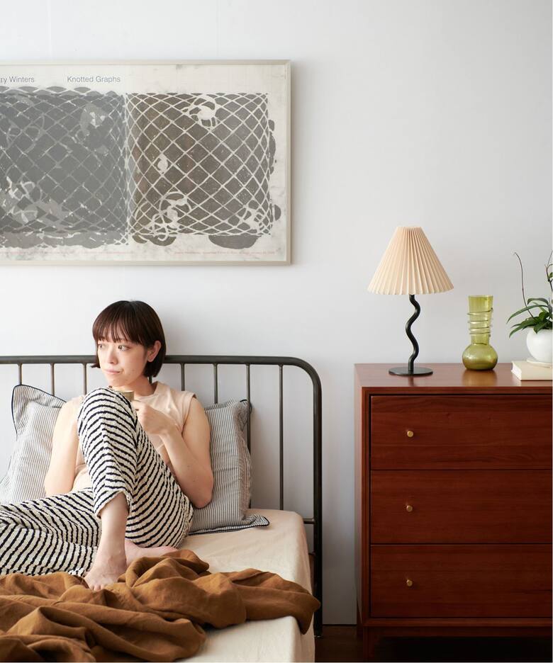 大型商品》SENS BED LIGHT BROWN SD サンクベッド セミダブル（ベッド 