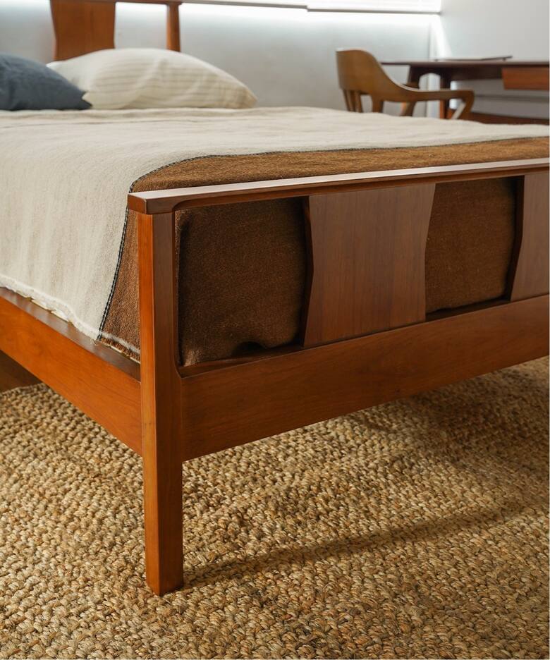 大型商品》BROOKS BED_queen ブルックスベッド クイーンサイズ（ベッド  