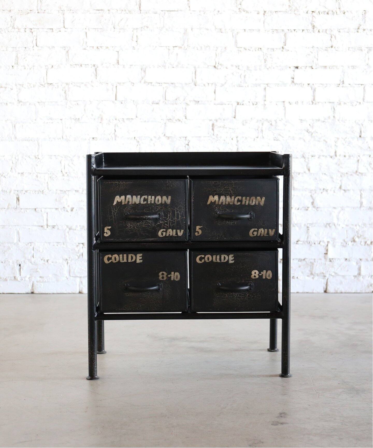 中型商品》GUIDEL 4DRAWER CHEST_WIDE ギデル チェスト（収納家具 