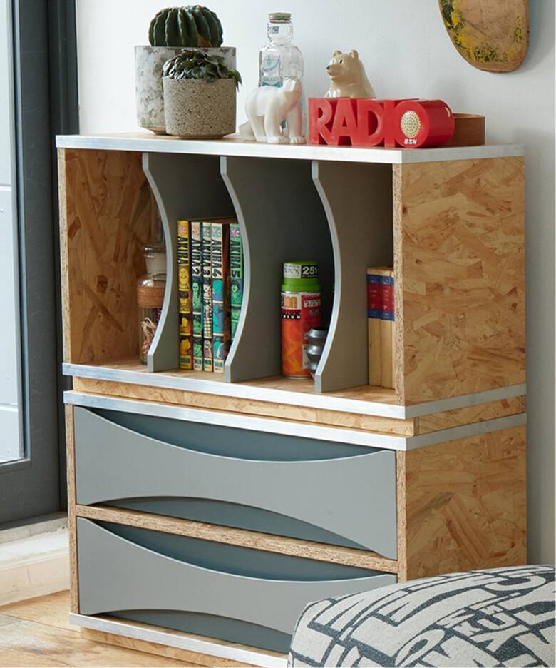 《中型商品》HOOVER SHELF(Vertical) フーバー シェルフ 縦間仕切り_（収納家具）｜JOURNAL STANDARD