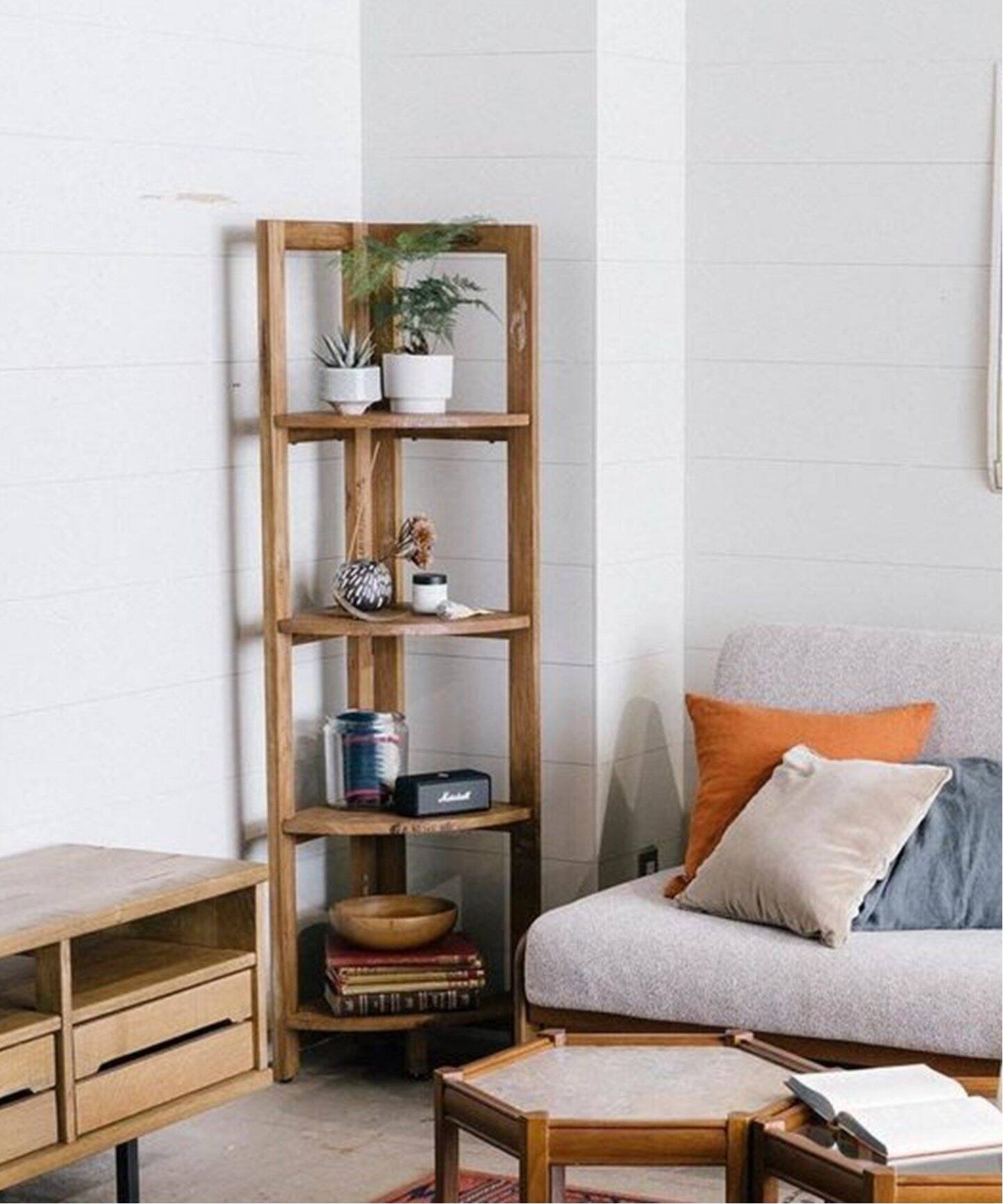 中型商品》TROY CORNER SHELF L トロイコーナーシェルフ（収納家具 