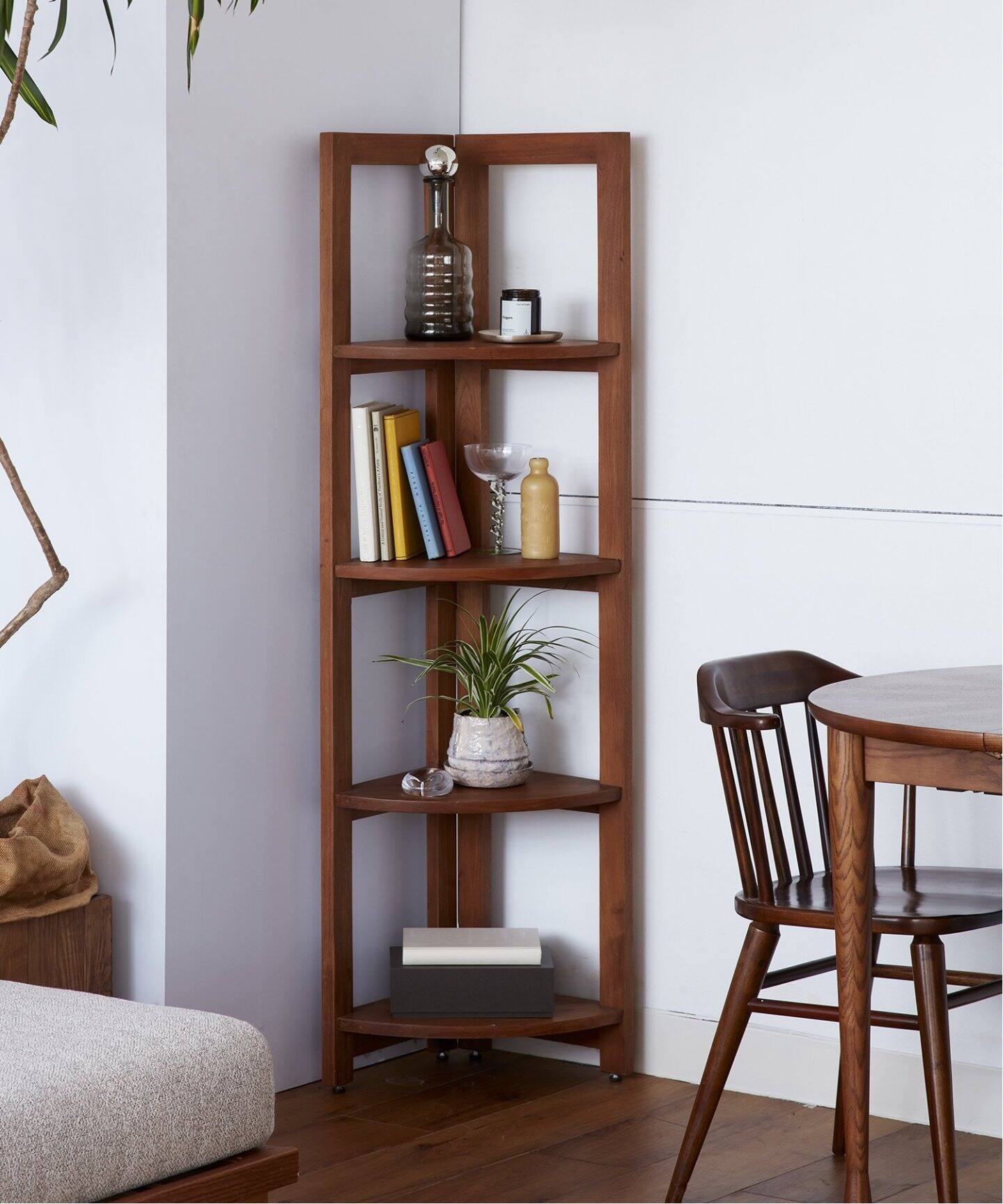 中型商品》TROY CORNER SHELF L トロイコーナーシェルフ（収納家具  