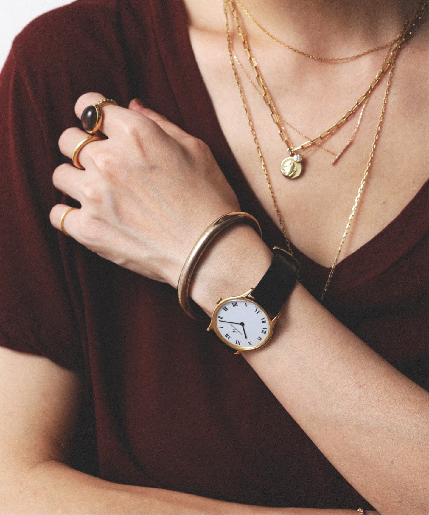 Jaeger LeCoultre Round type roman / 18K Yellow gold（ヴィンテージ
