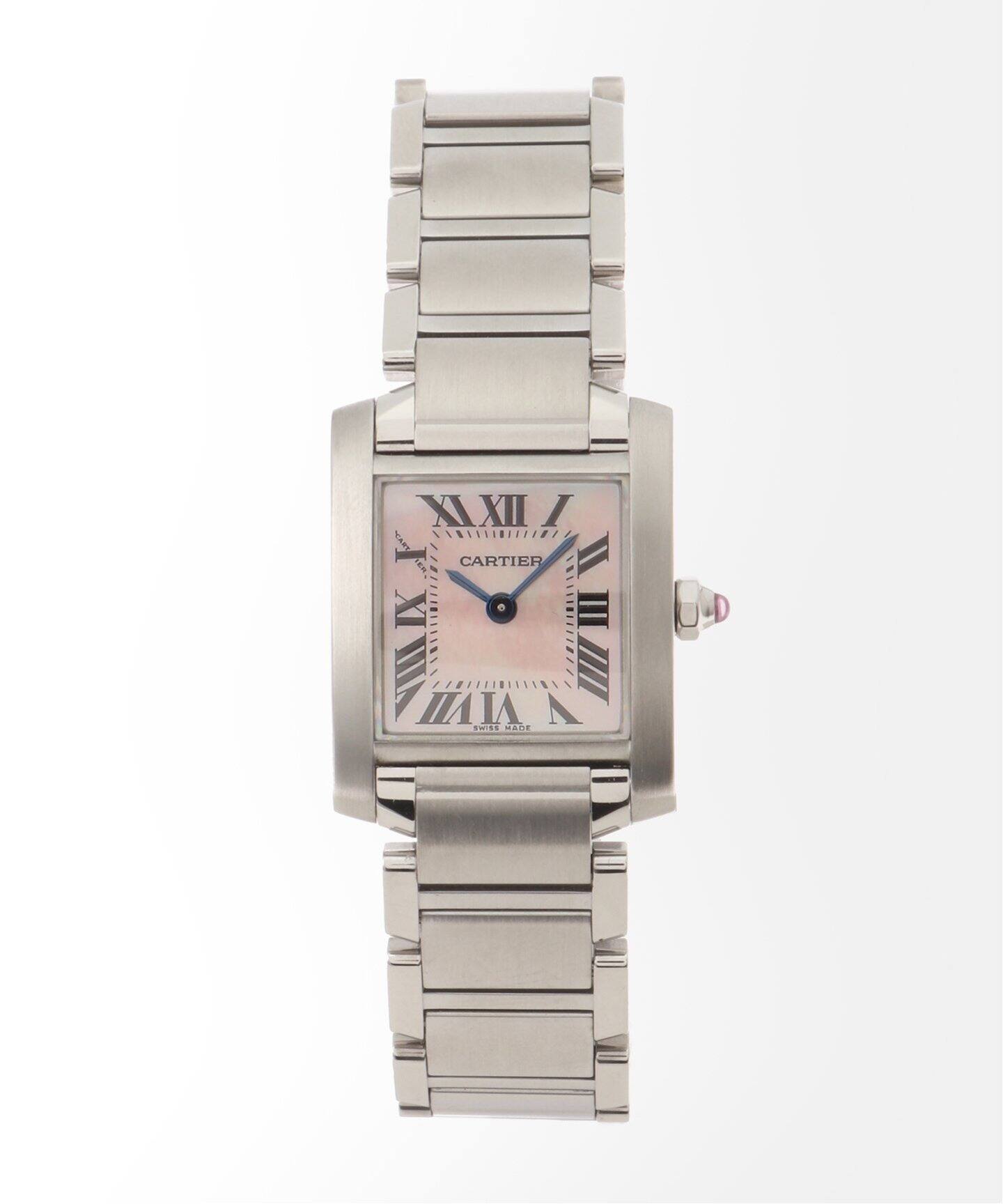 Cartier / カルティエ】Tank francaise SM pink shell dial 