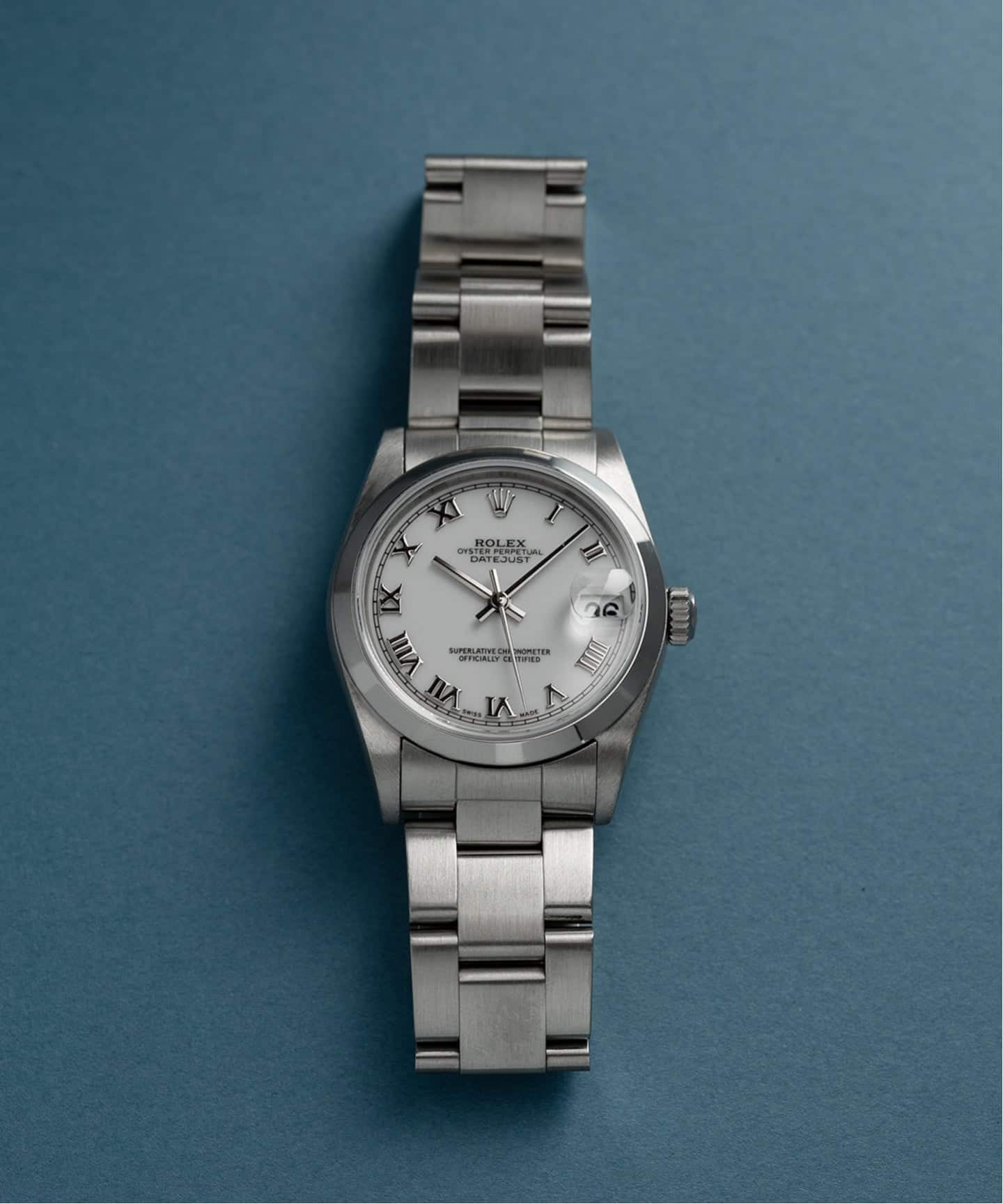 ROLEX Oyster Datejust White roman / Boys（ヴィンテージ）｜HIROB